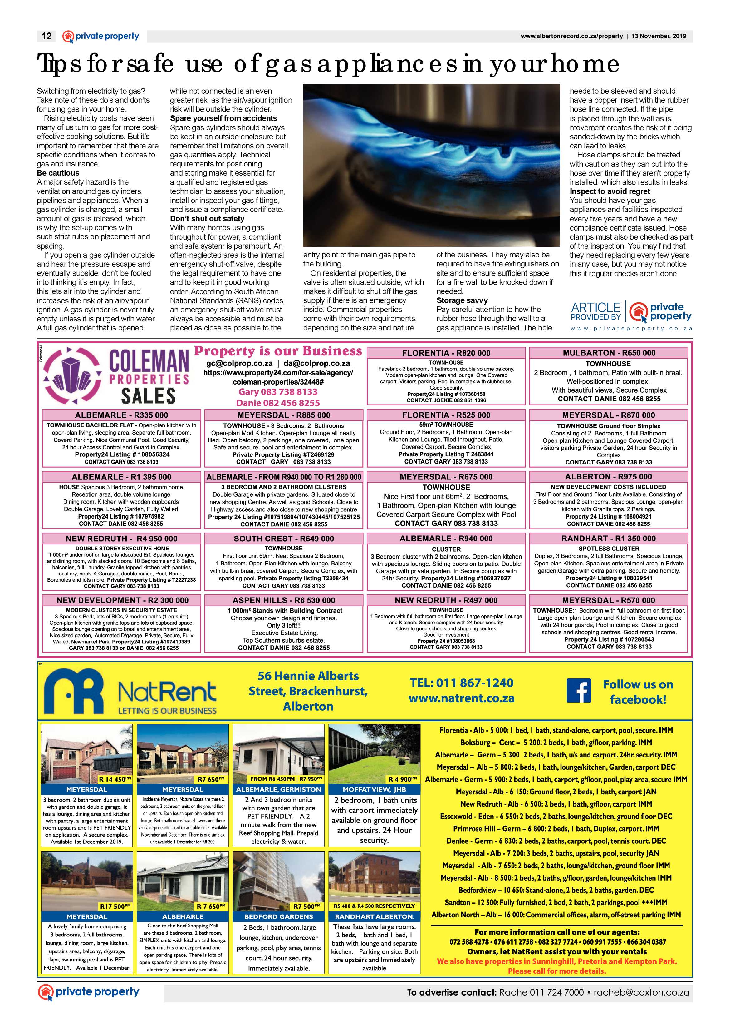 Alberton Record 13 November 2019 page 12