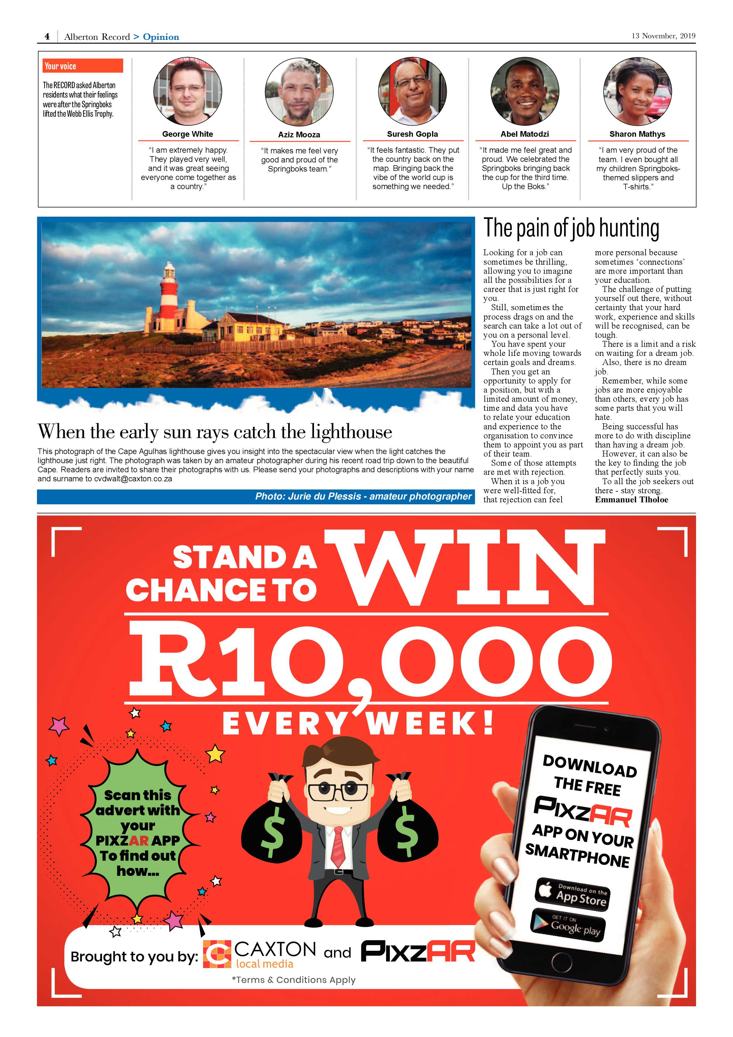 Alberton Record 13 November 2019 page 4