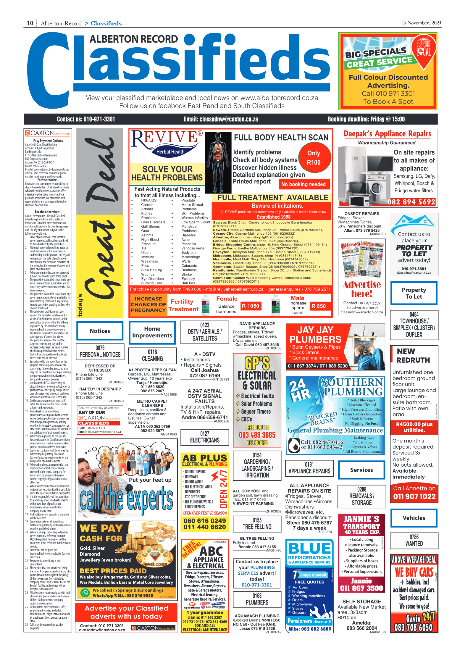 Alberton Record 13 Novemberr 2024 page 10