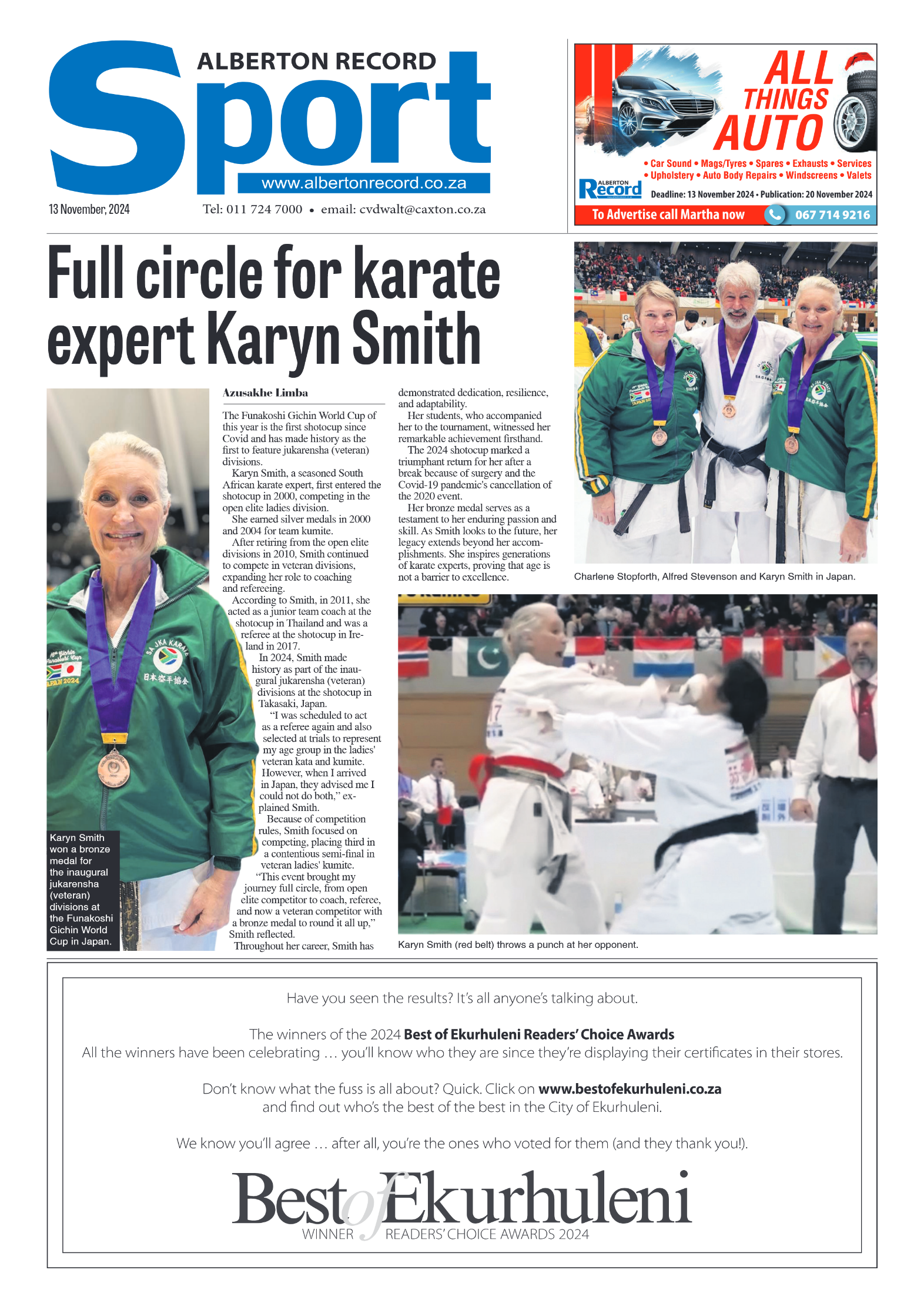 Alberton Record 13 Novemberr 2024 page 12