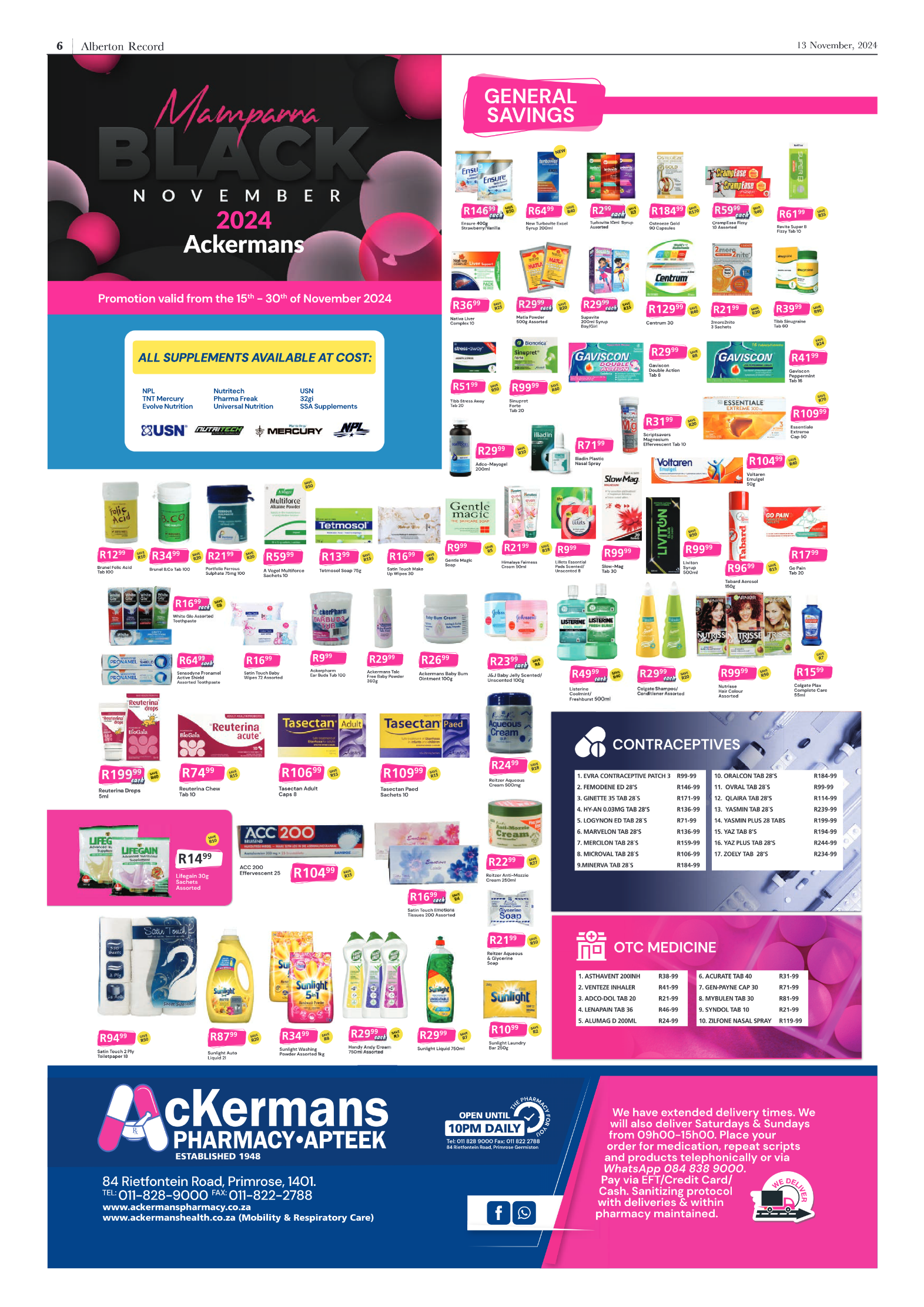 Alberton Record 13 Novemberr 2024 page 6