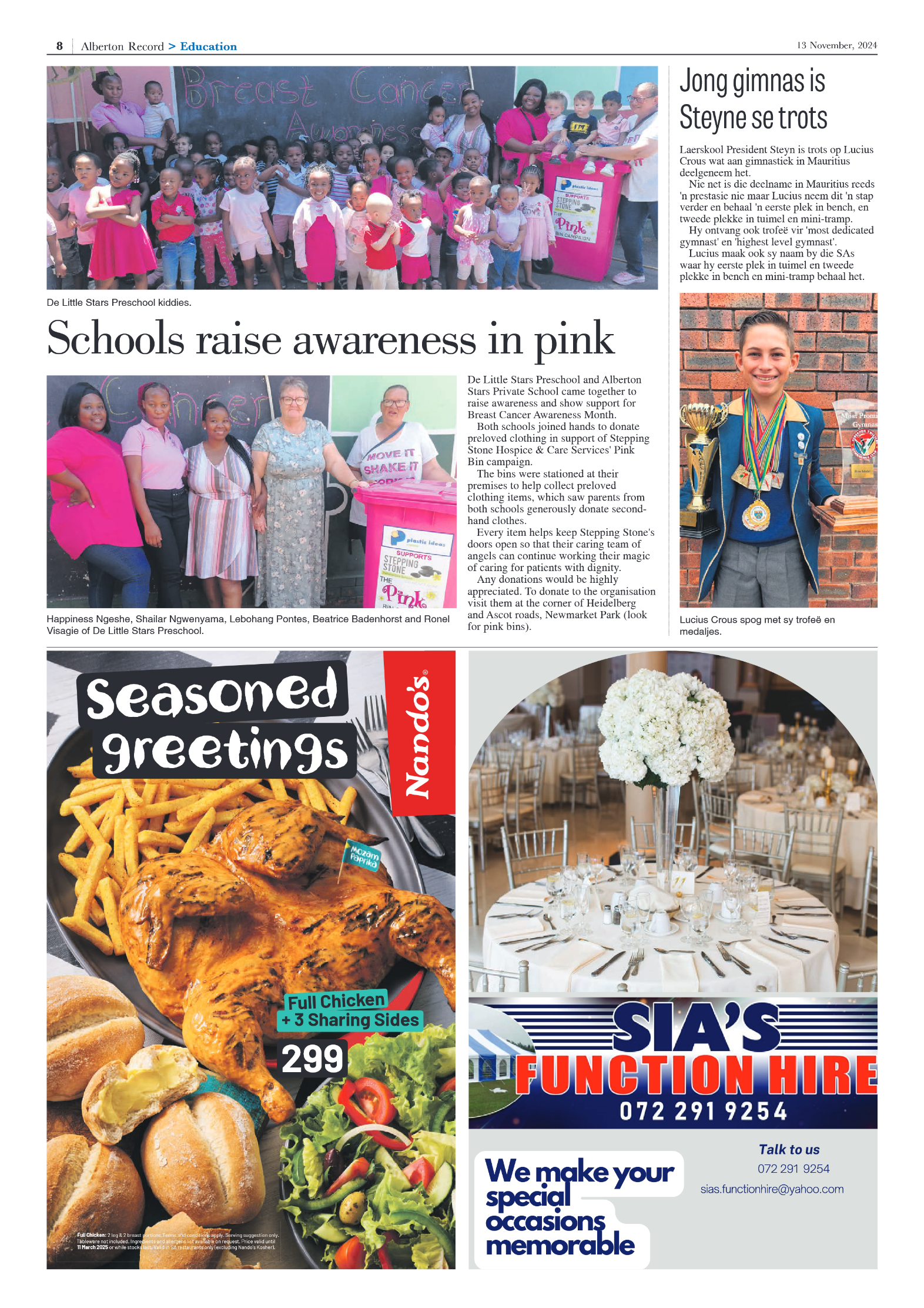 Alberton Record 13 Novemberr 2024 page 8