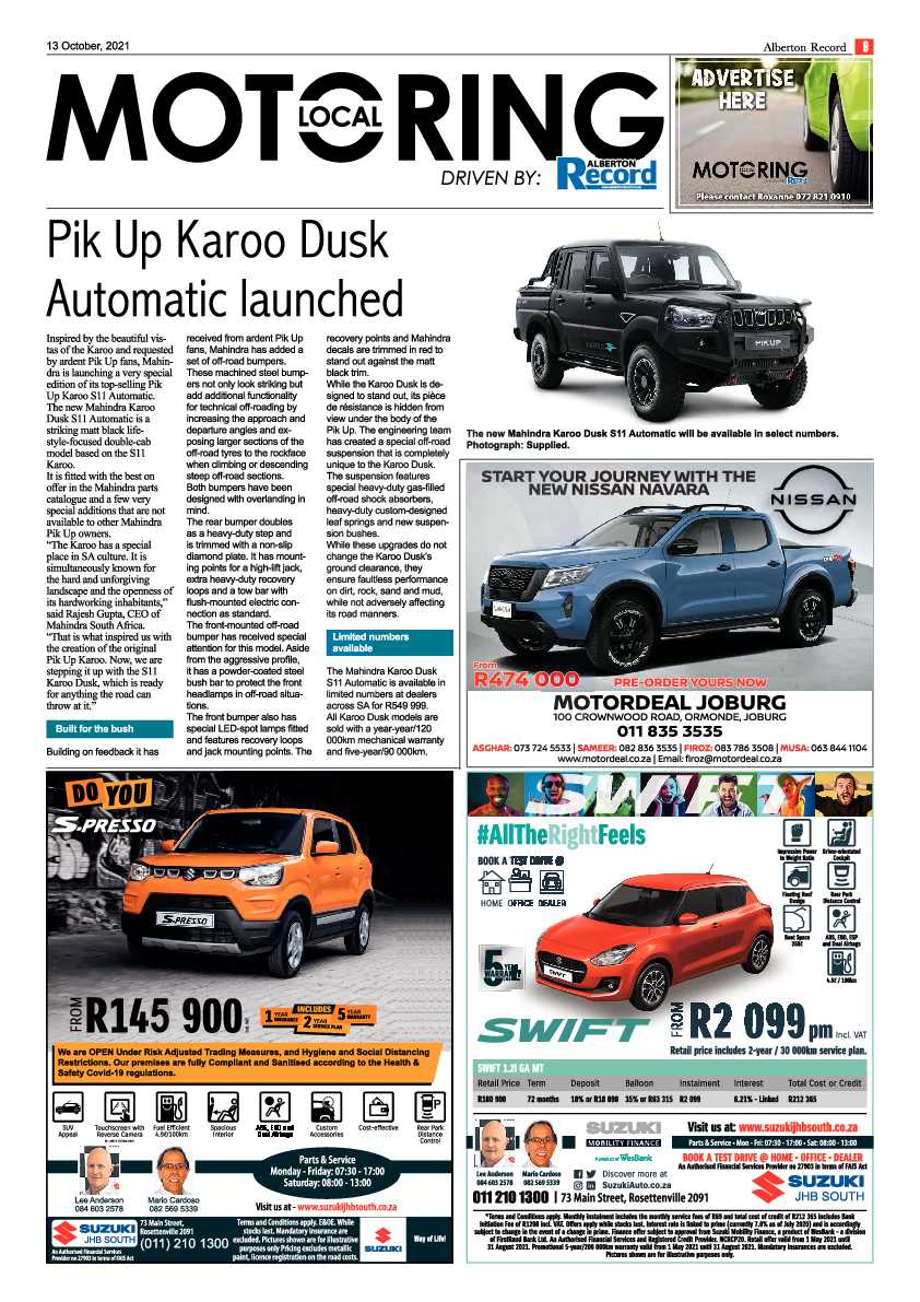 Alberton Record 13 October 2021 page 9