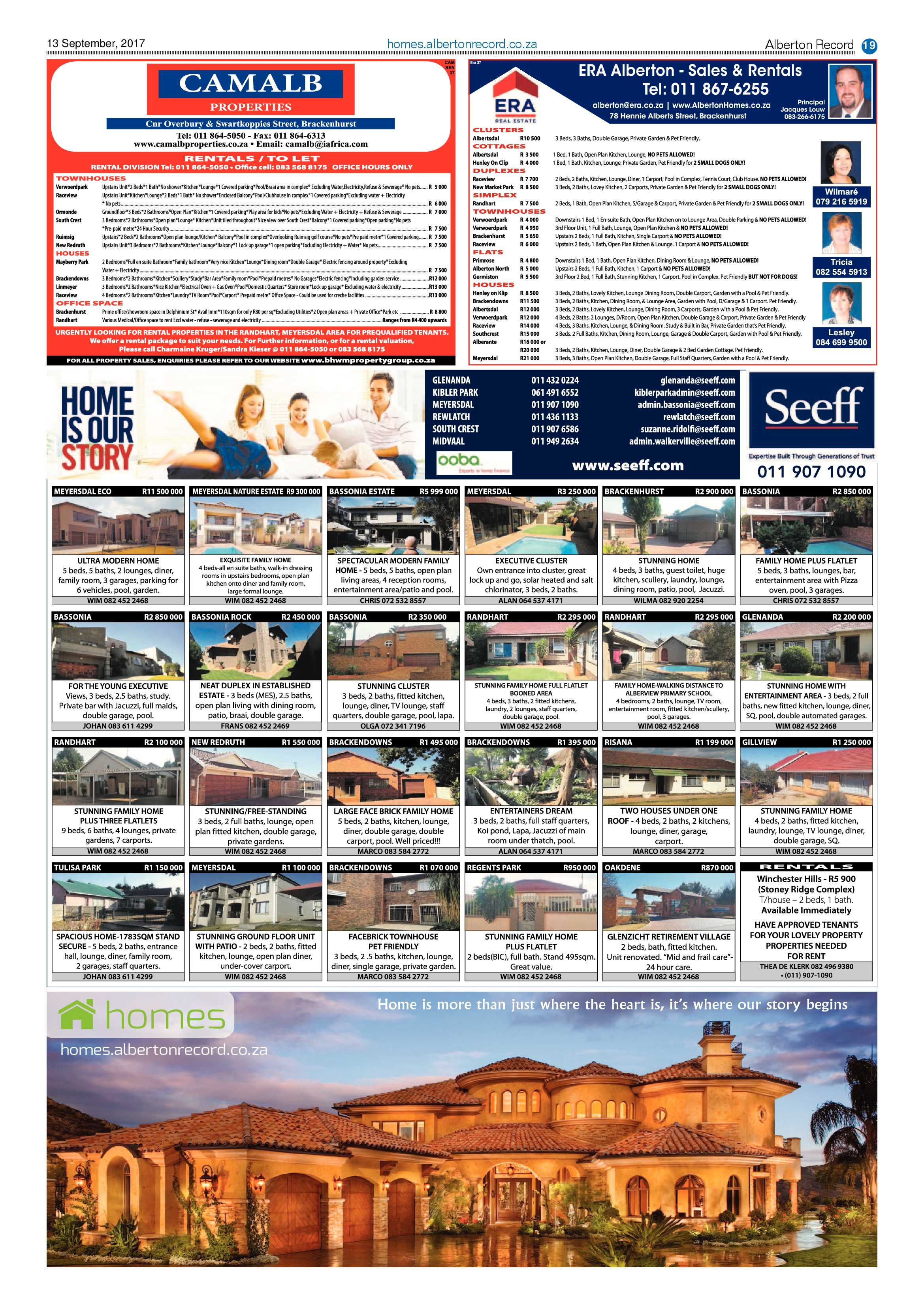 Alberton Record 13 September 2017 page 19