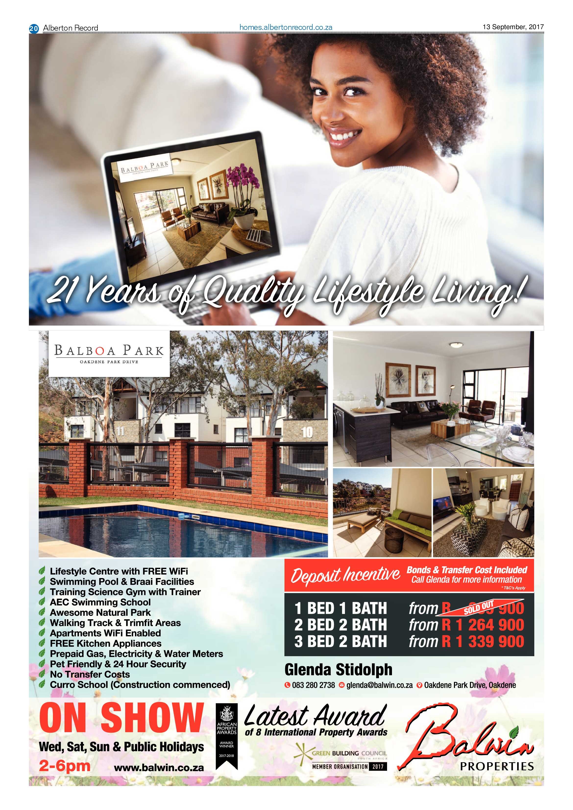 Alberton Record 13 September 2017 page 20