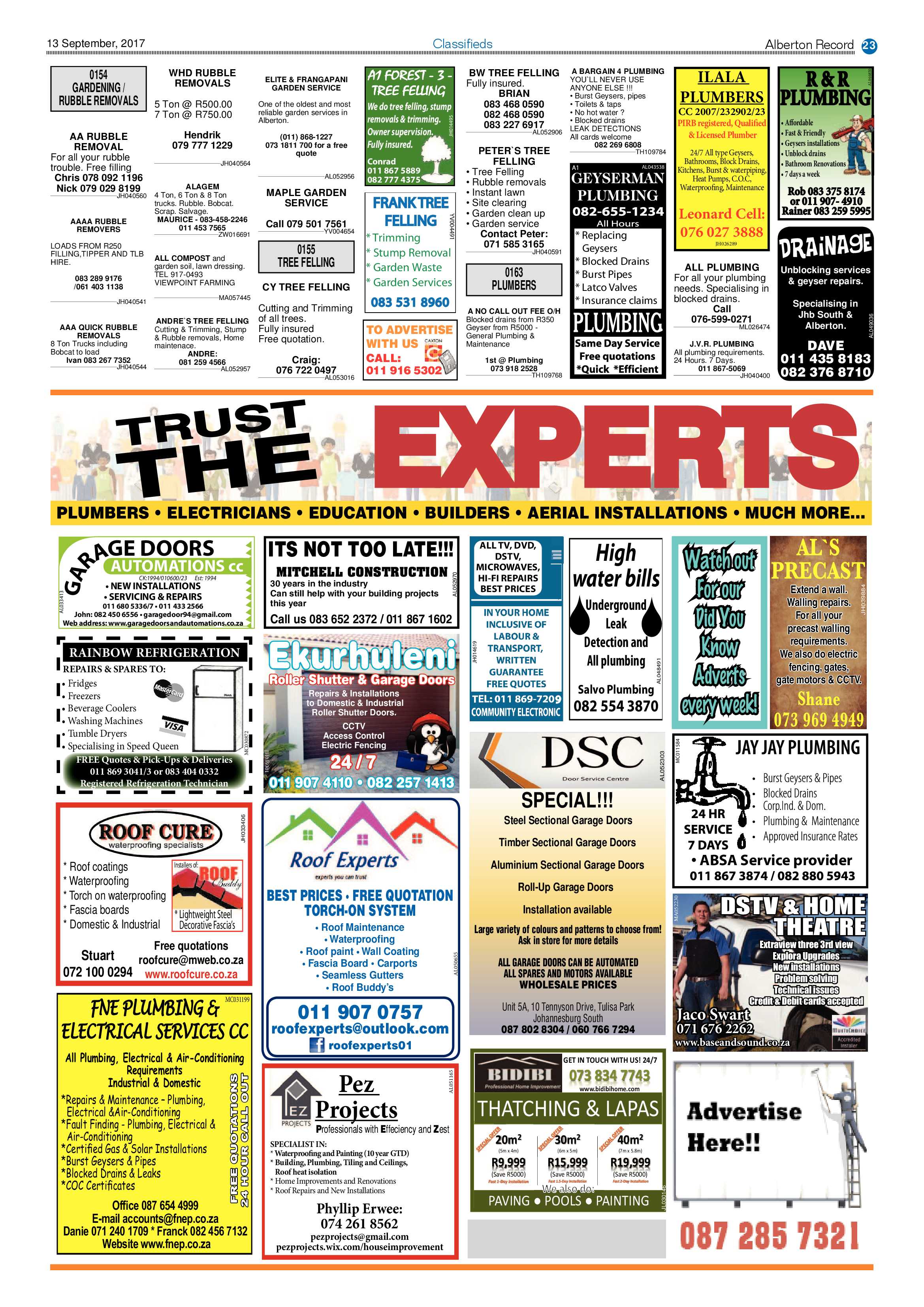 Alberton Record 13 September 2017 page 23