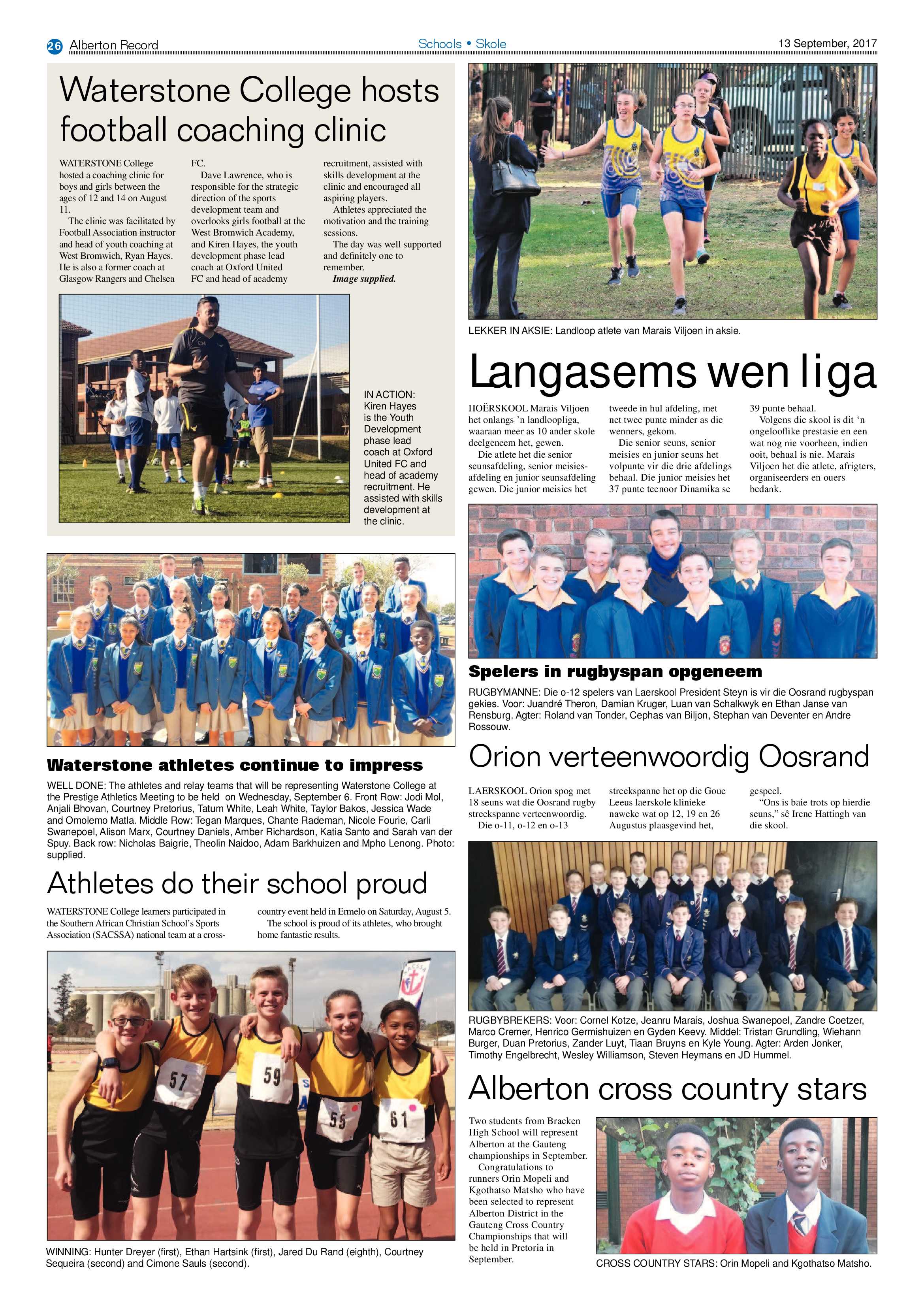 Alberton Record 13 September 2017 page 26