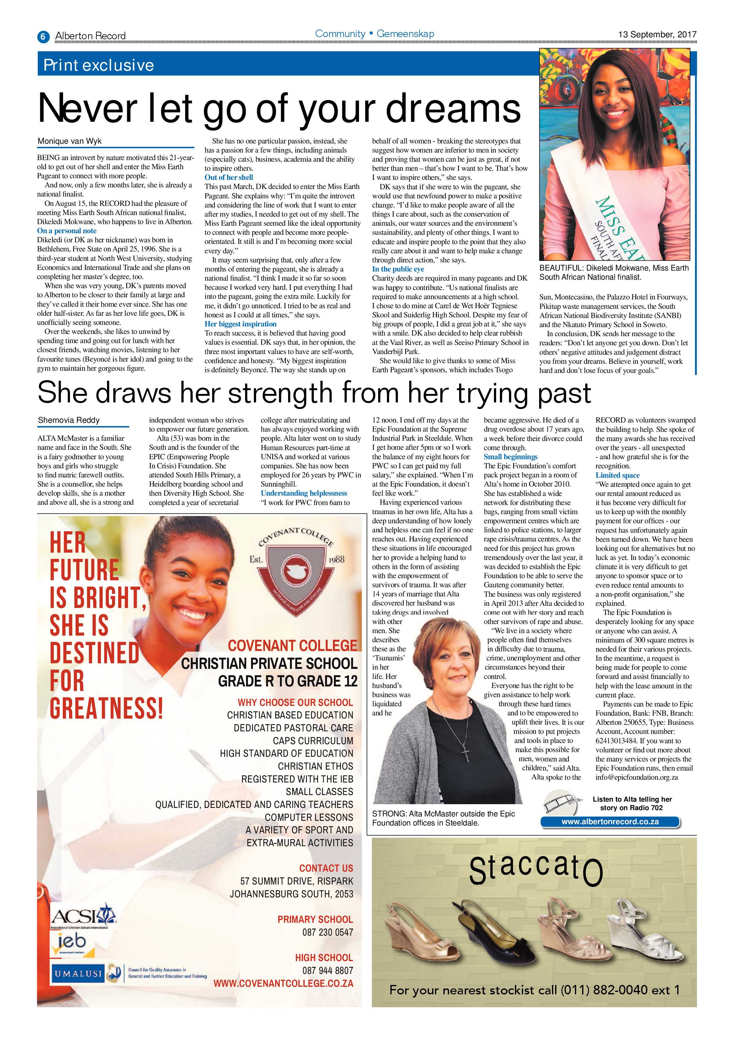 Alberton Record 13 September 2017 page 6