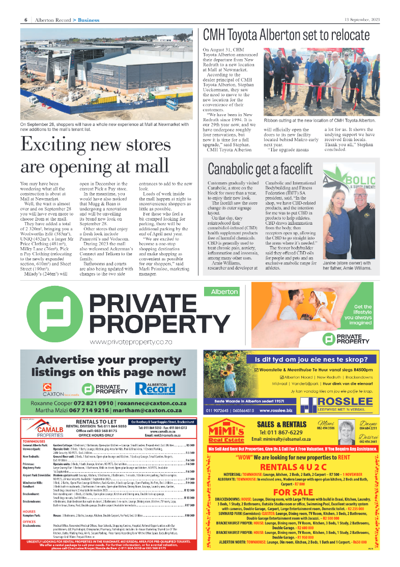 Alberton Record 13 September 2023 page 6