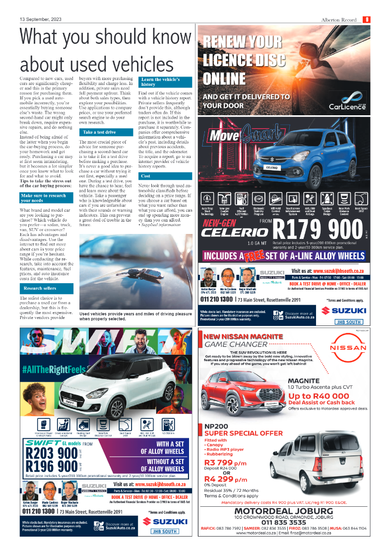 Alberton Record 13 September 2023 page 9