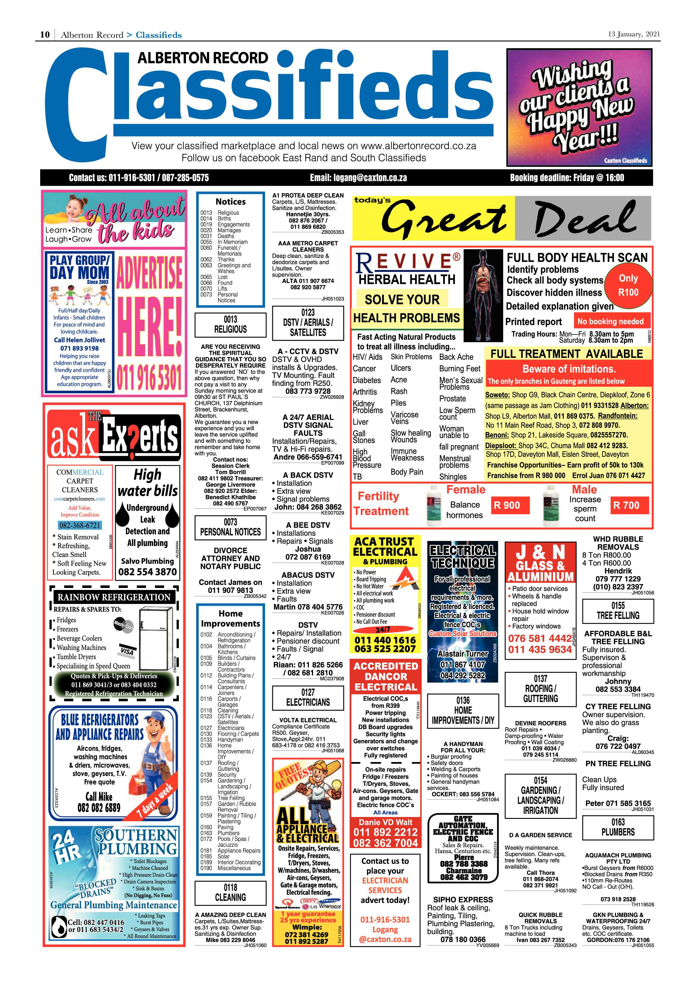 Alberton Record 13  January 2020 page 10
