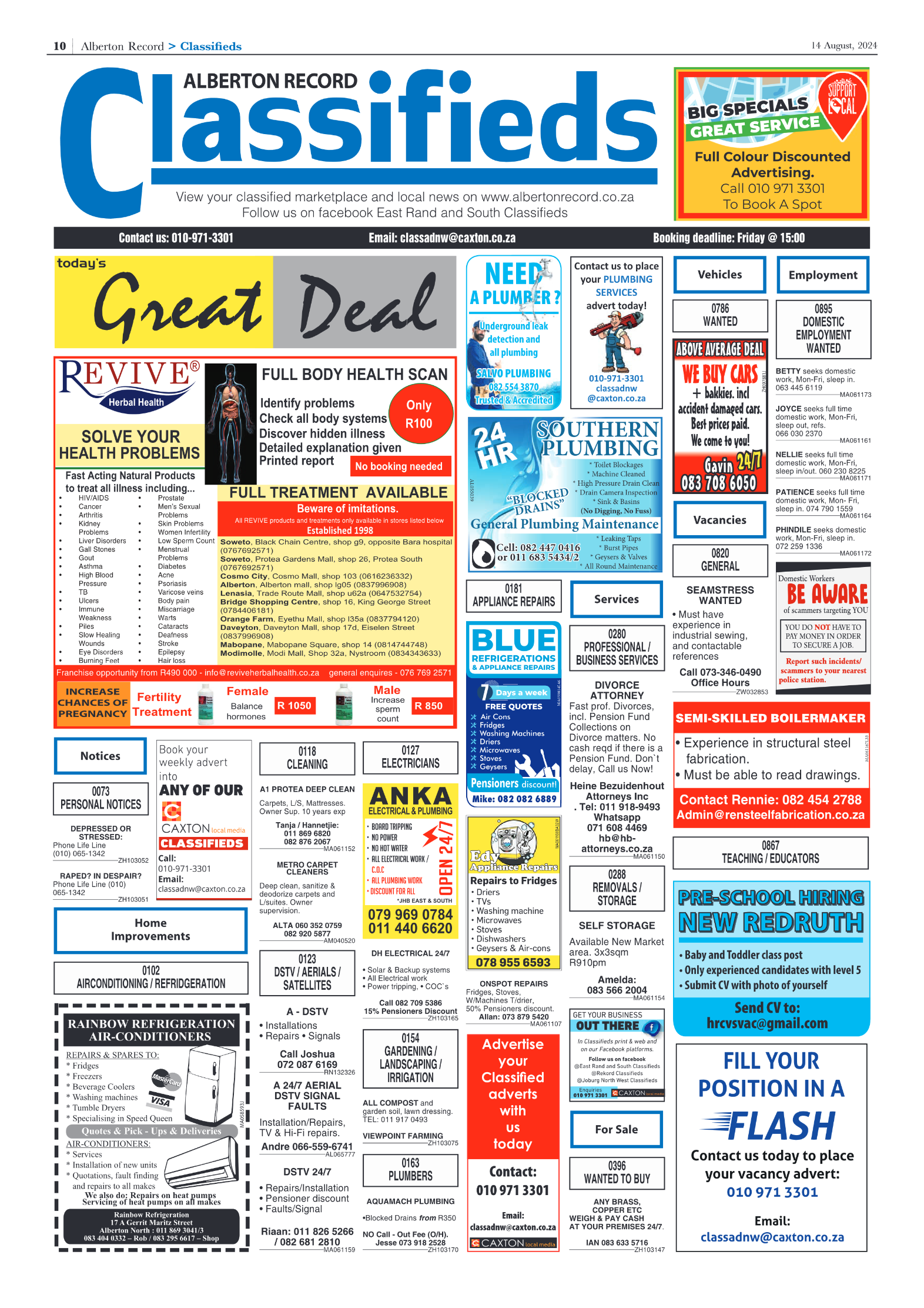 Alberton Record 14 August 2024 page 10