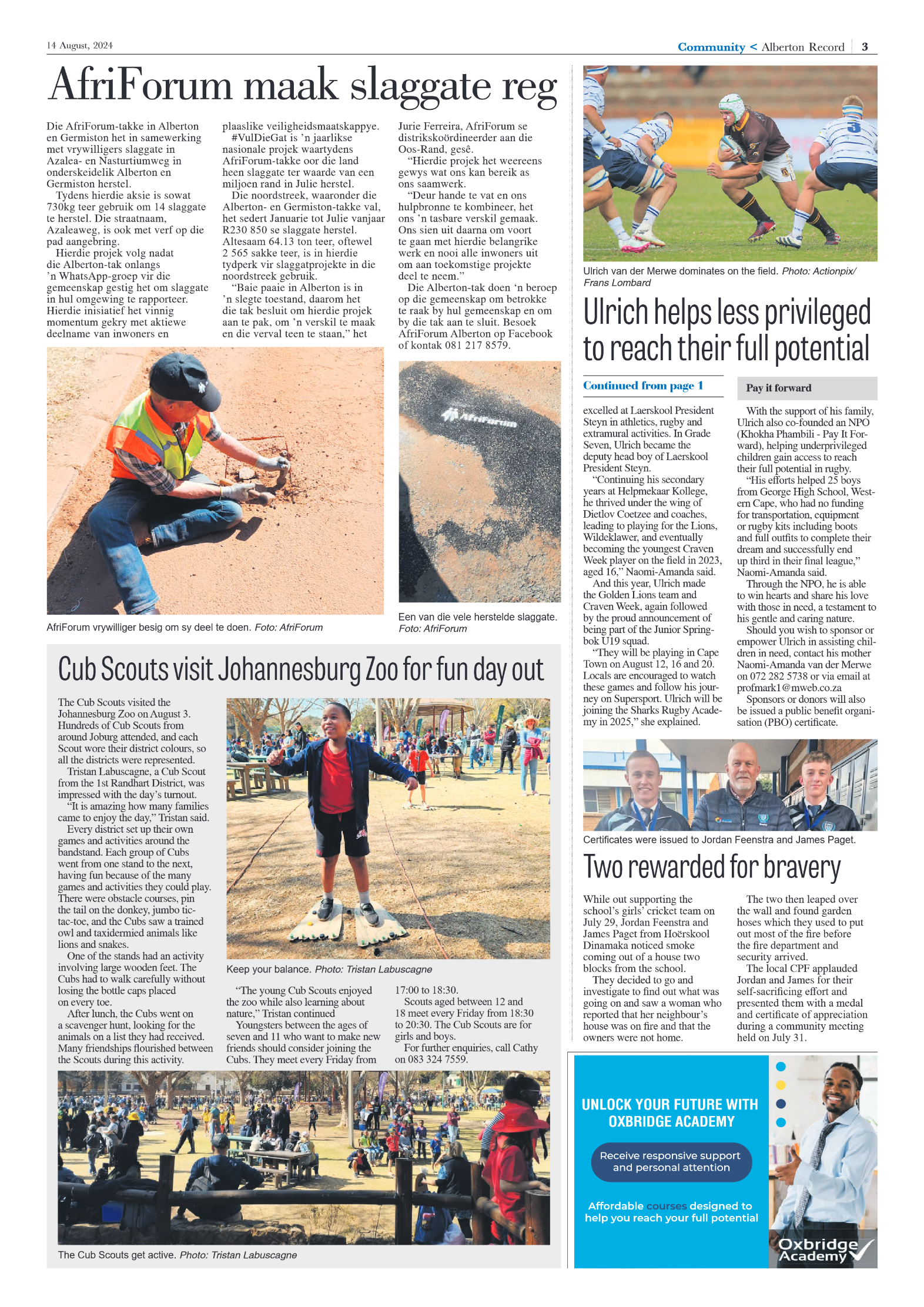 Alberton Record 14 August 2024 page 3