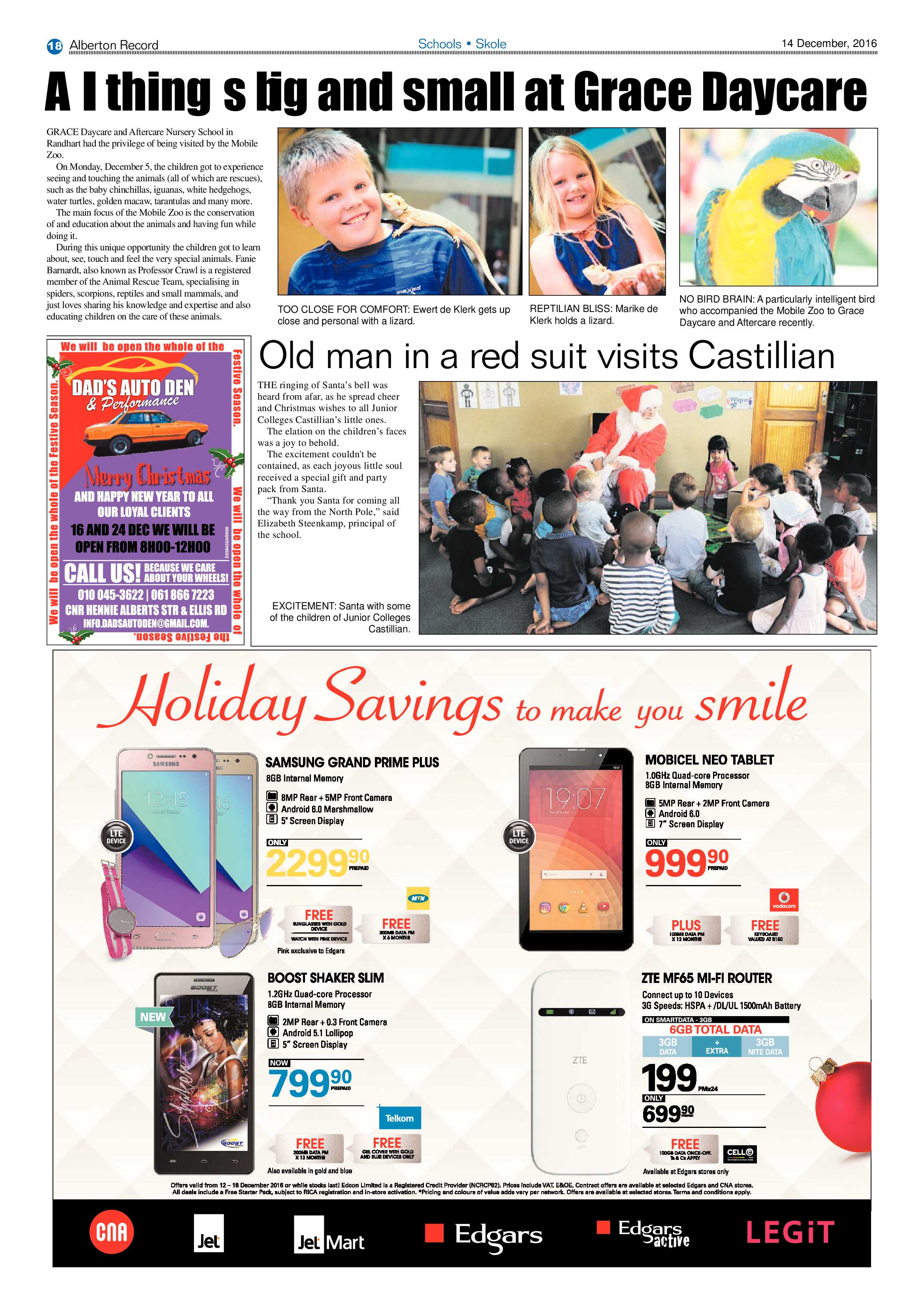 Alberton Record 14 December 2016 page 18