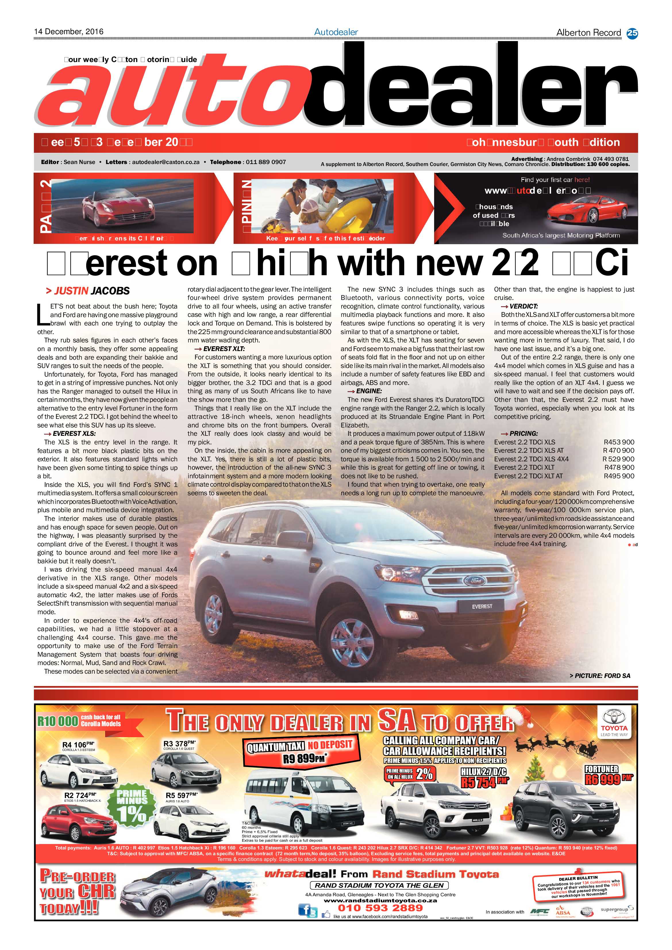 Alberton Record 14 December 2016 page 25