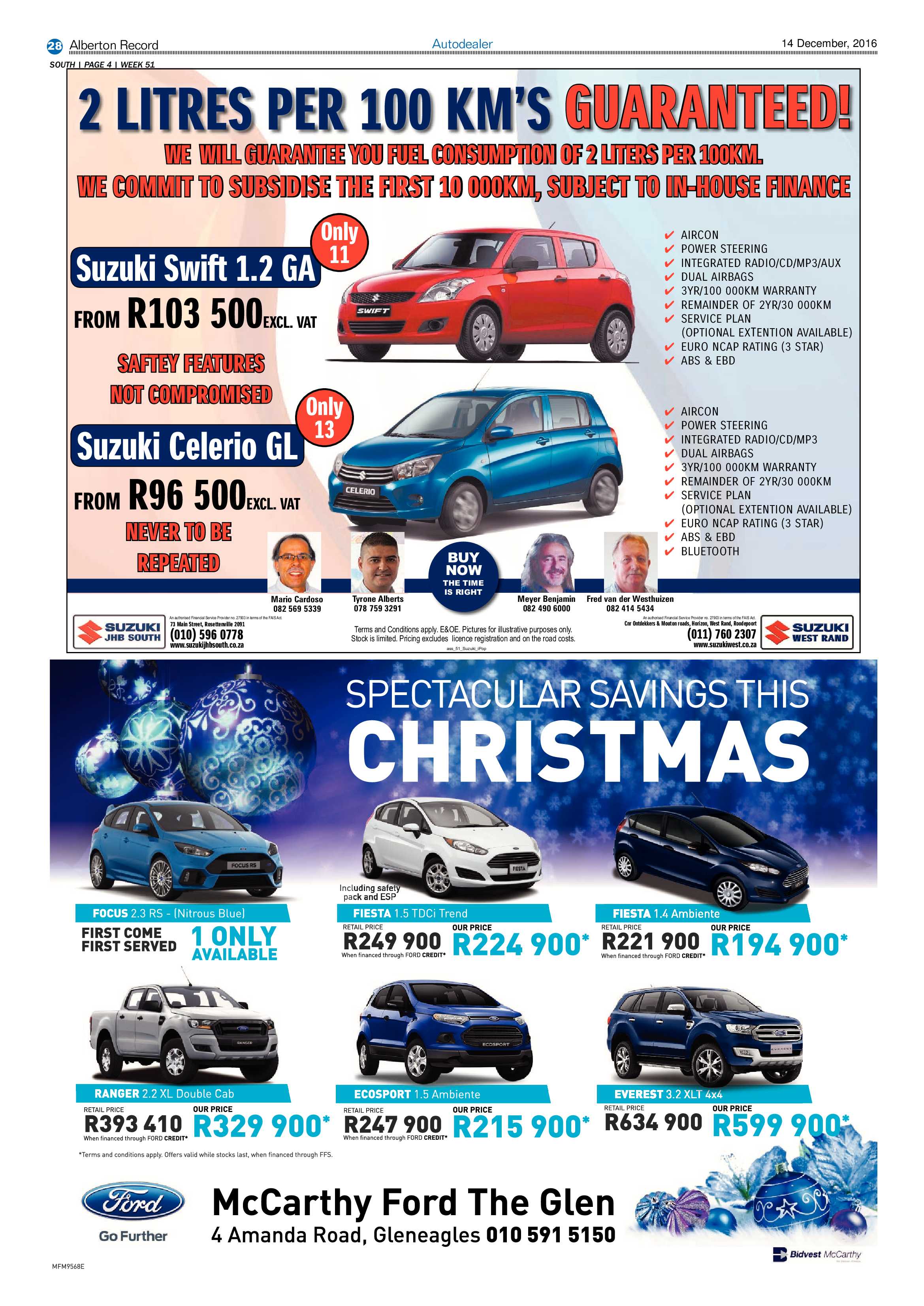 Alberton Record 14 December 2016 page 28