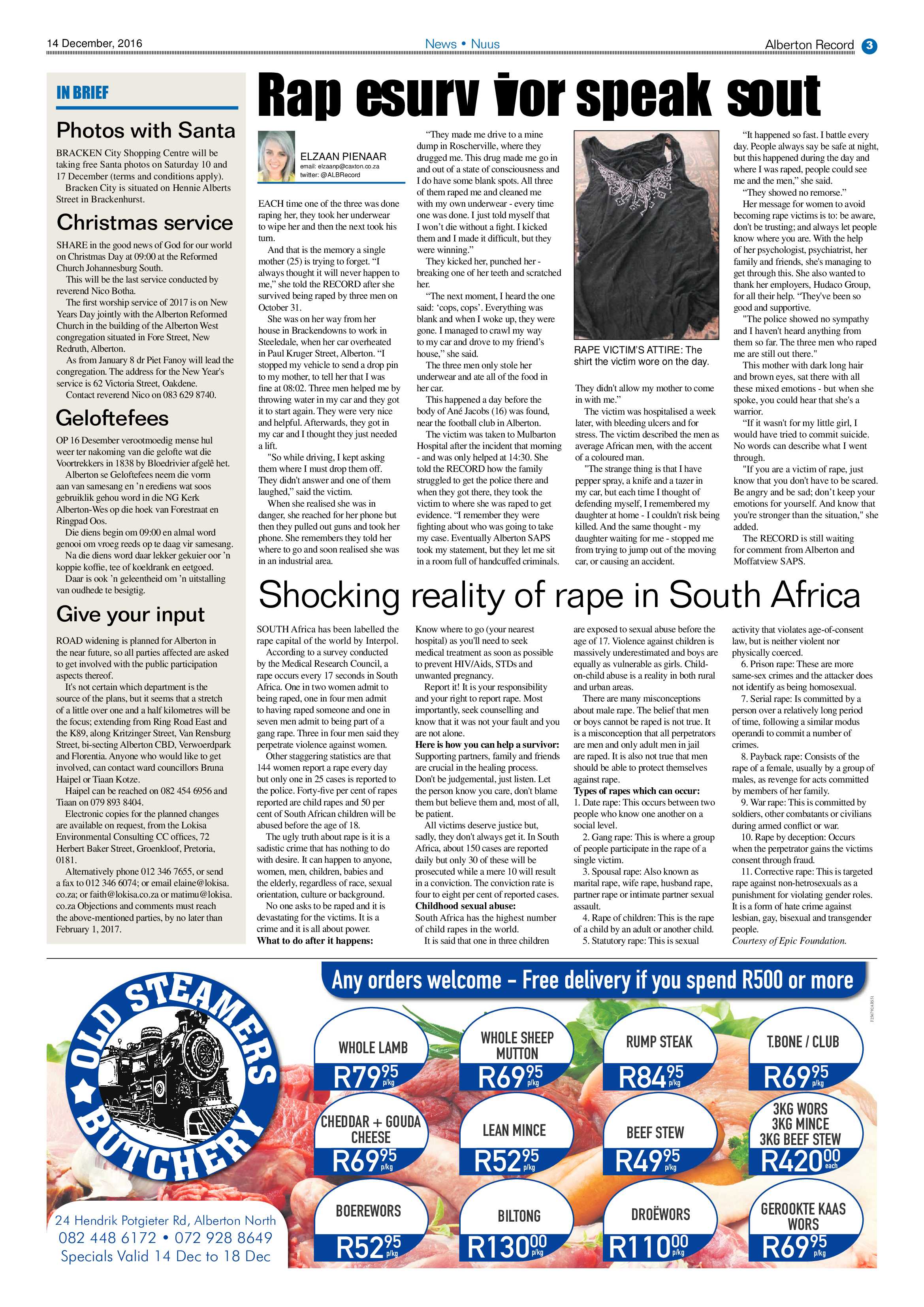 Alberton Record 14 December 2016 page 3