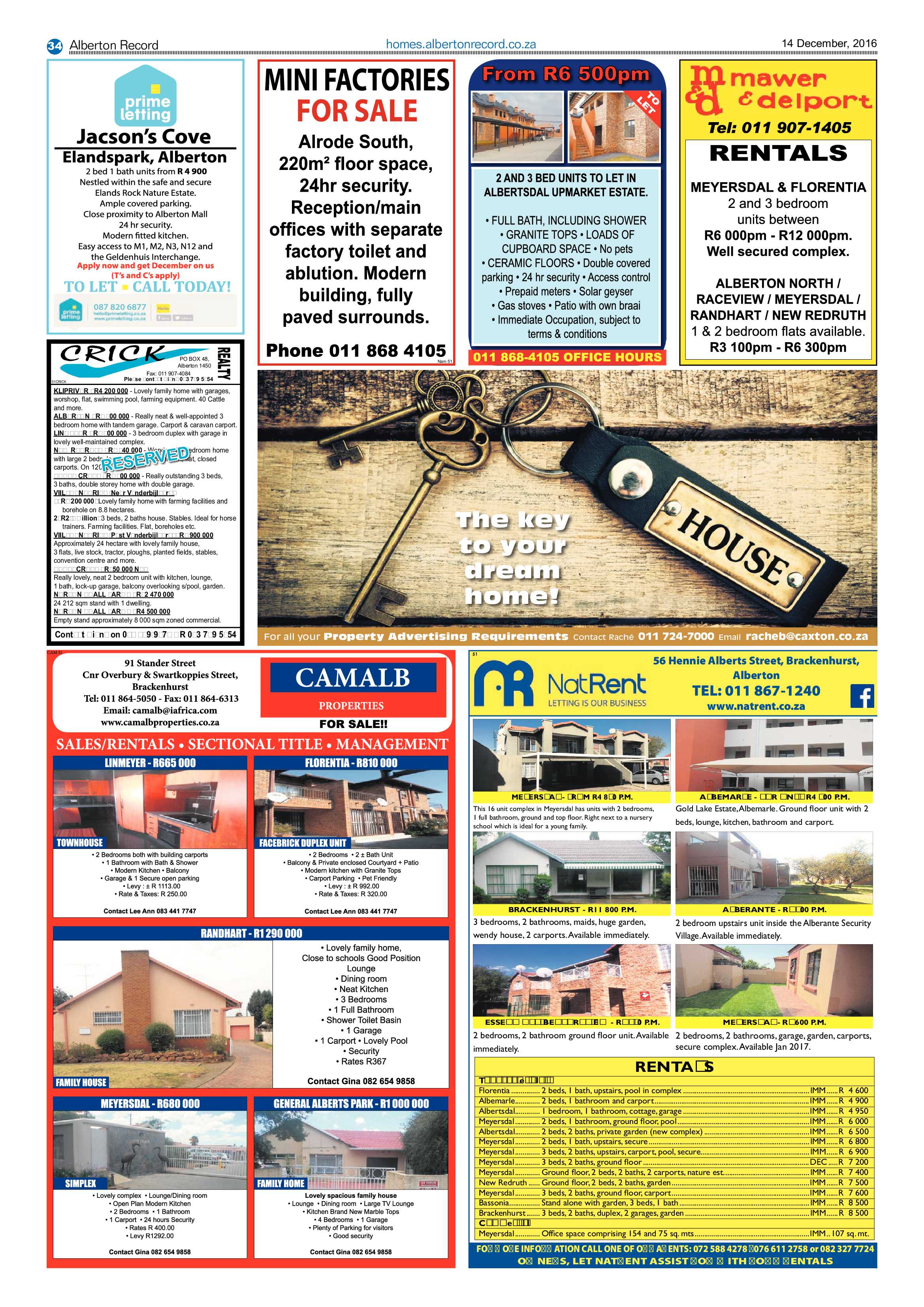Alberton Record 14 December 2016 page 34