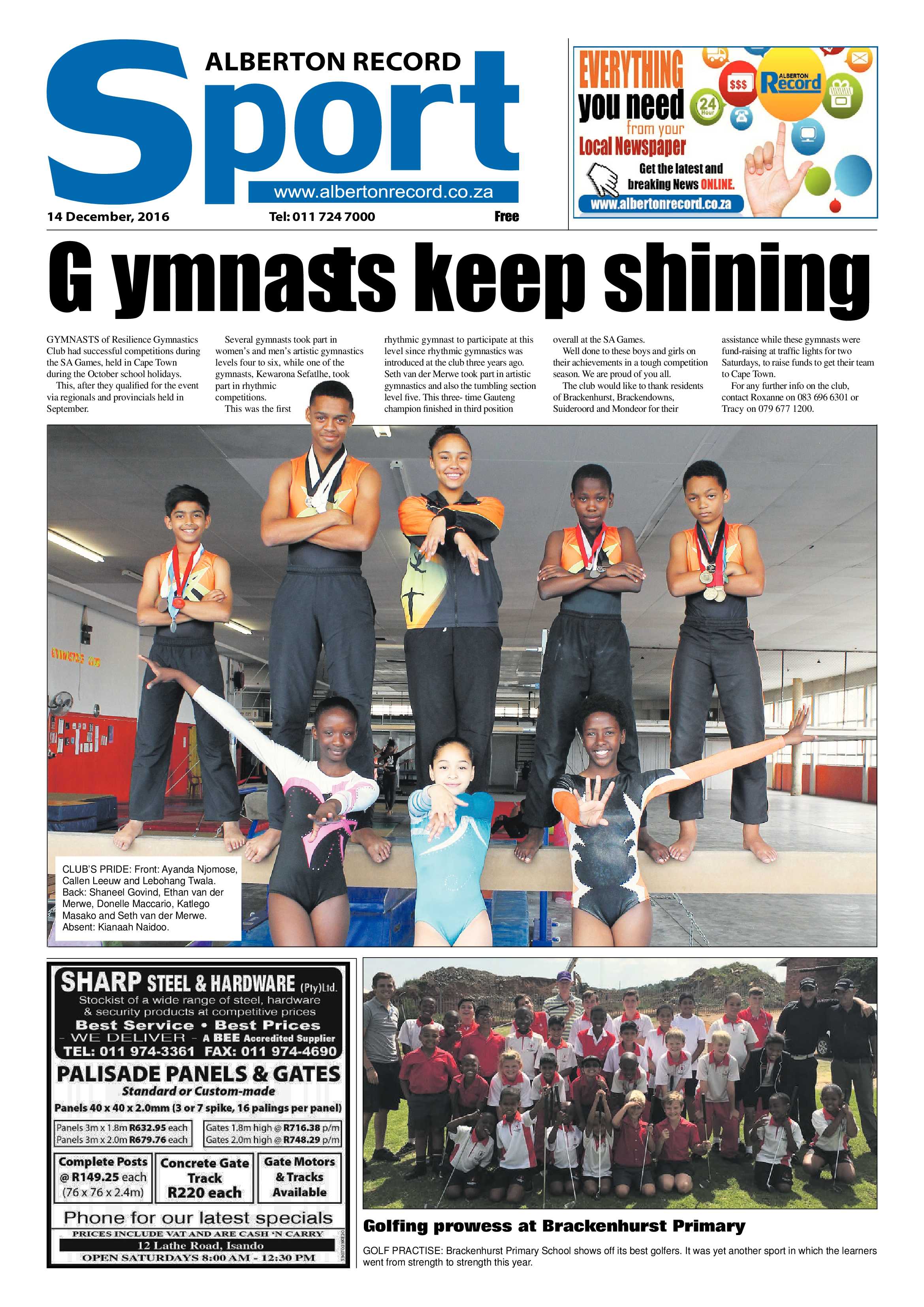 Alberton Record 14 December 2016 page 40