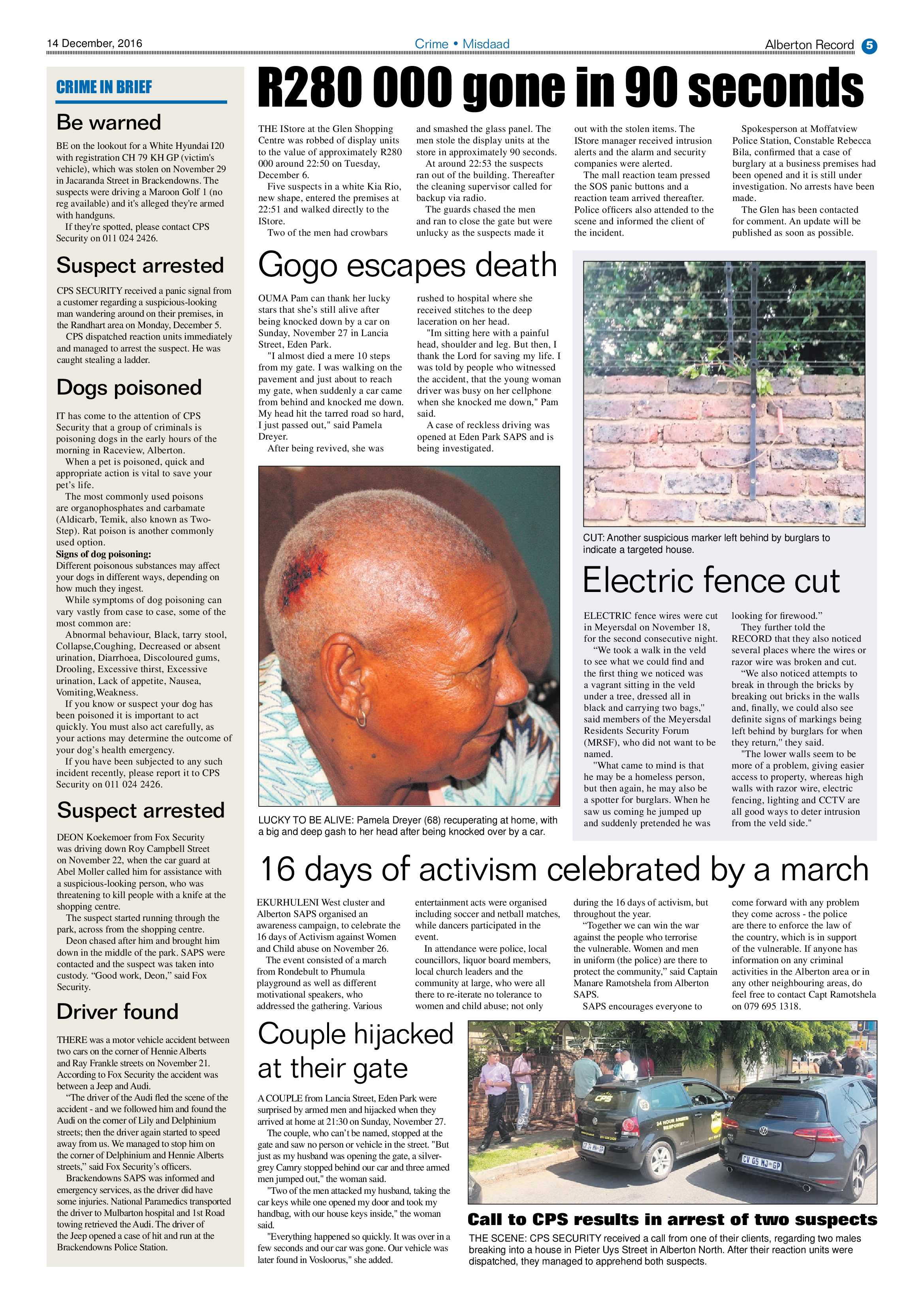 Alberton Record 14 December 2016 page 5