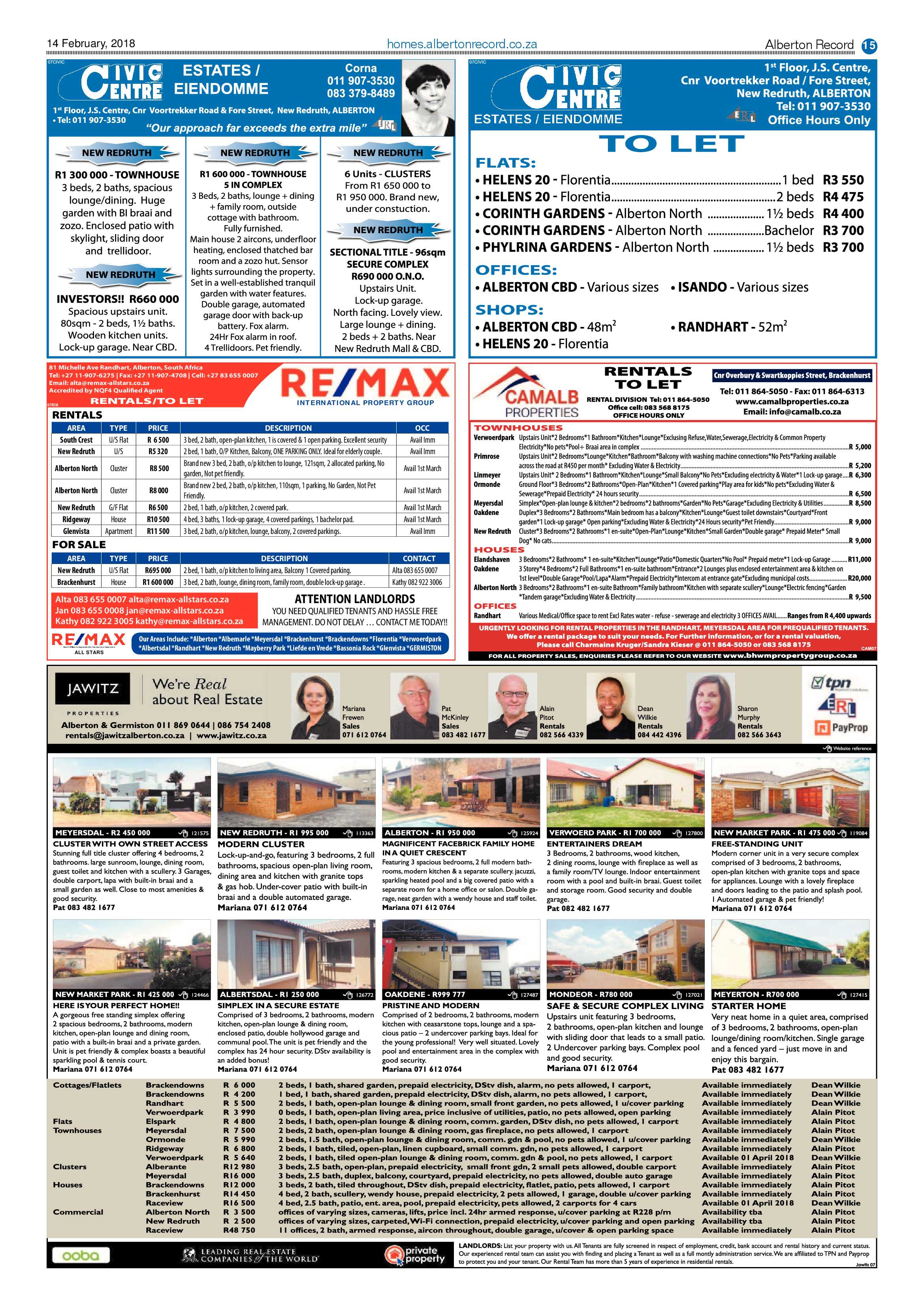 Alberton Record 14 February 2018 page 15
