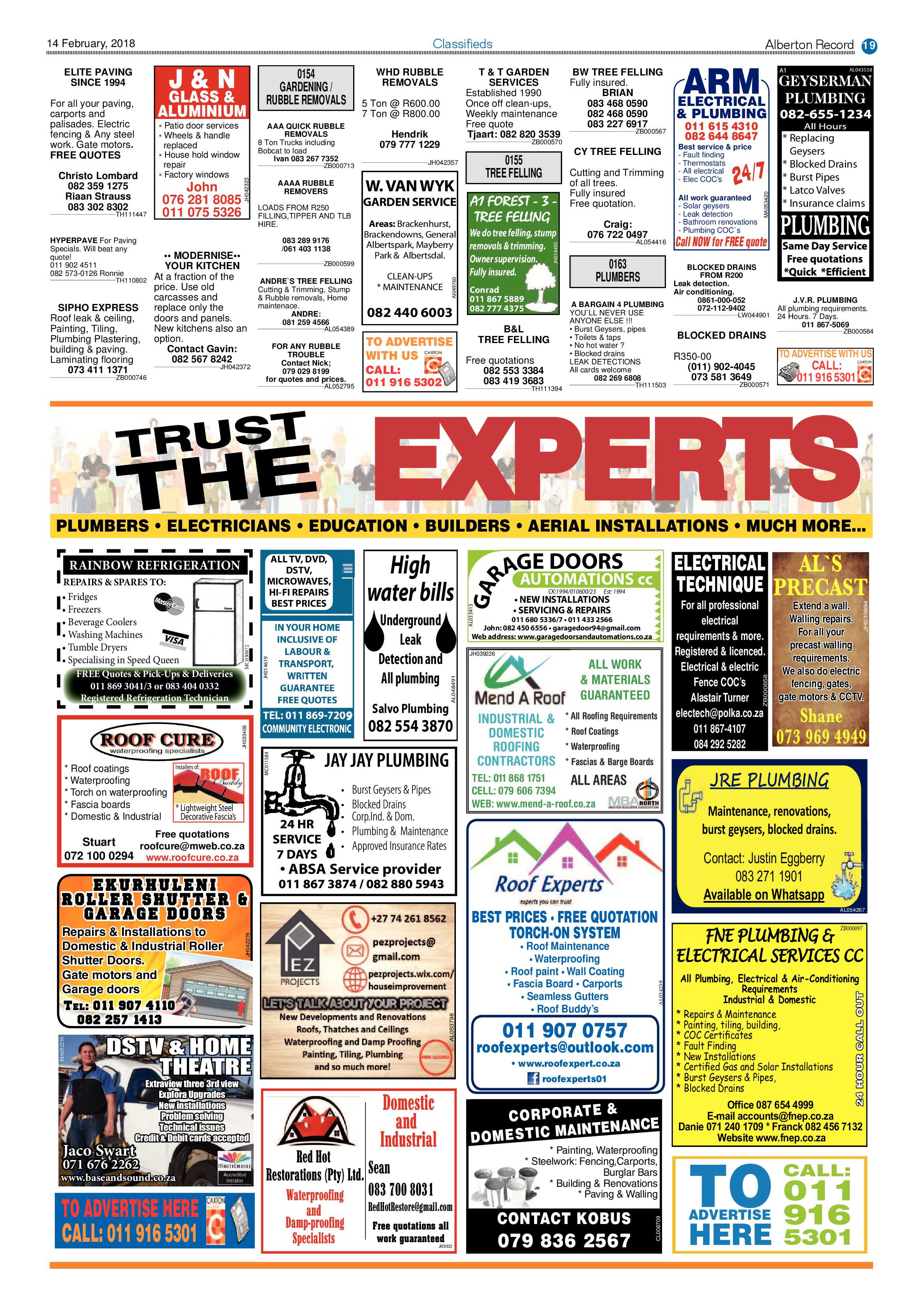 Alberton Record 14 February 2018 page 19