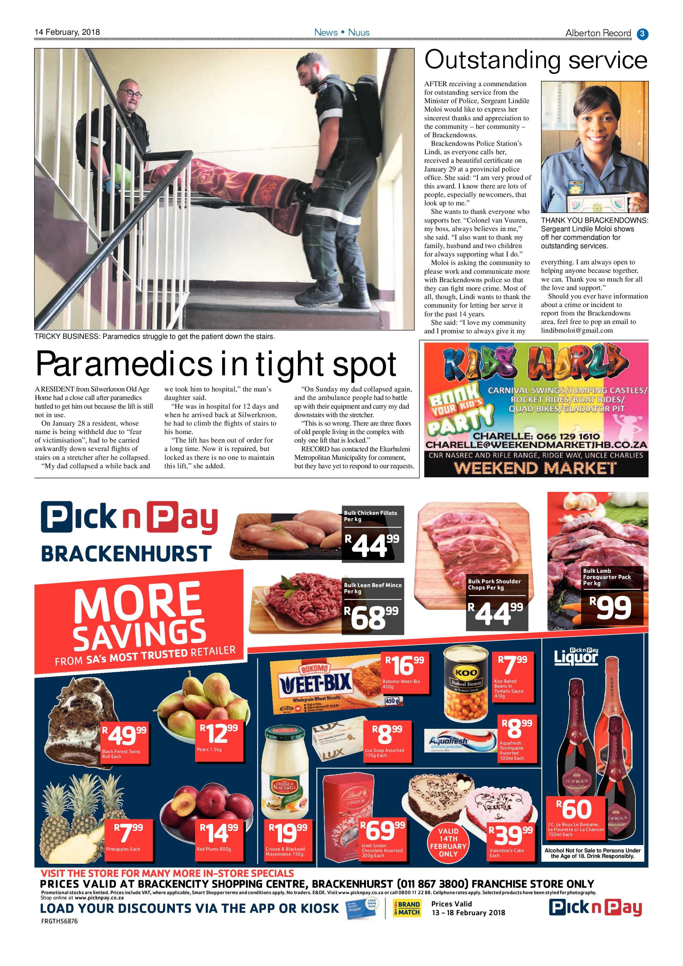 Alberton Record 14 February 2018 page 3