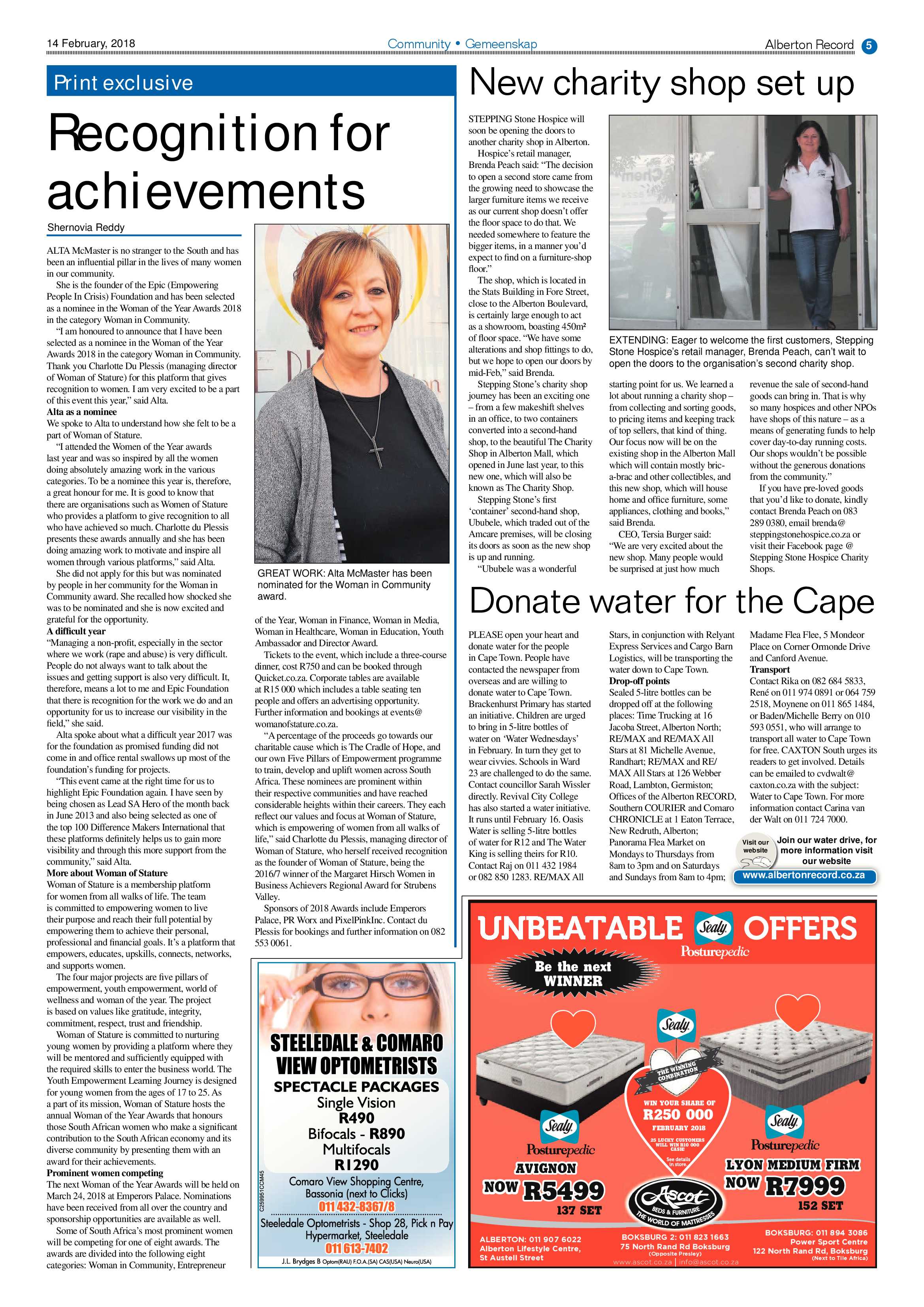 Alberton Record 14 February 2018 page 5
