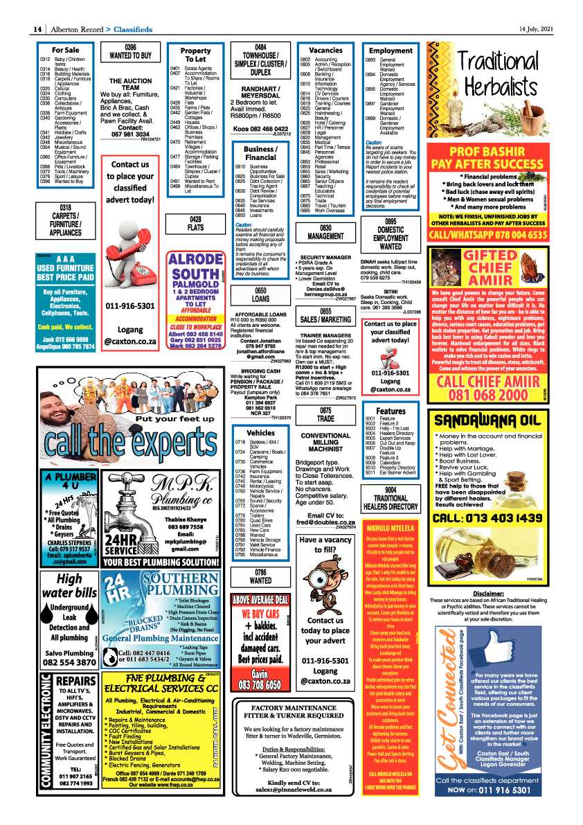 Alberton Record 14 July 2021 page 14