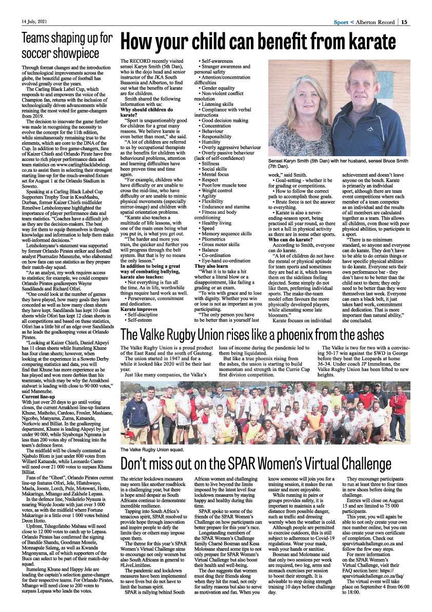 Alberton Record 14 July 2021 page 15