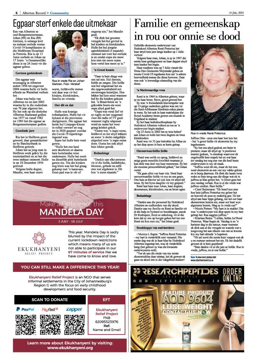 Alberton Record 14 July 2021 page 6