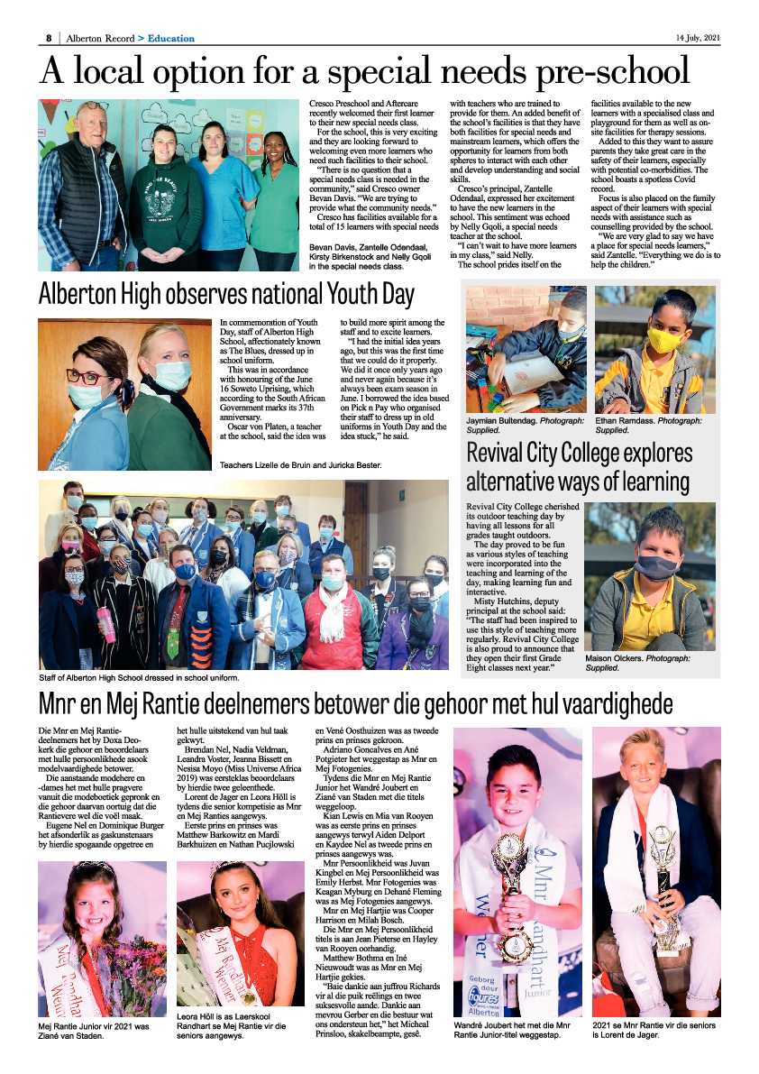Alberton Record 14 July 2021 page 8