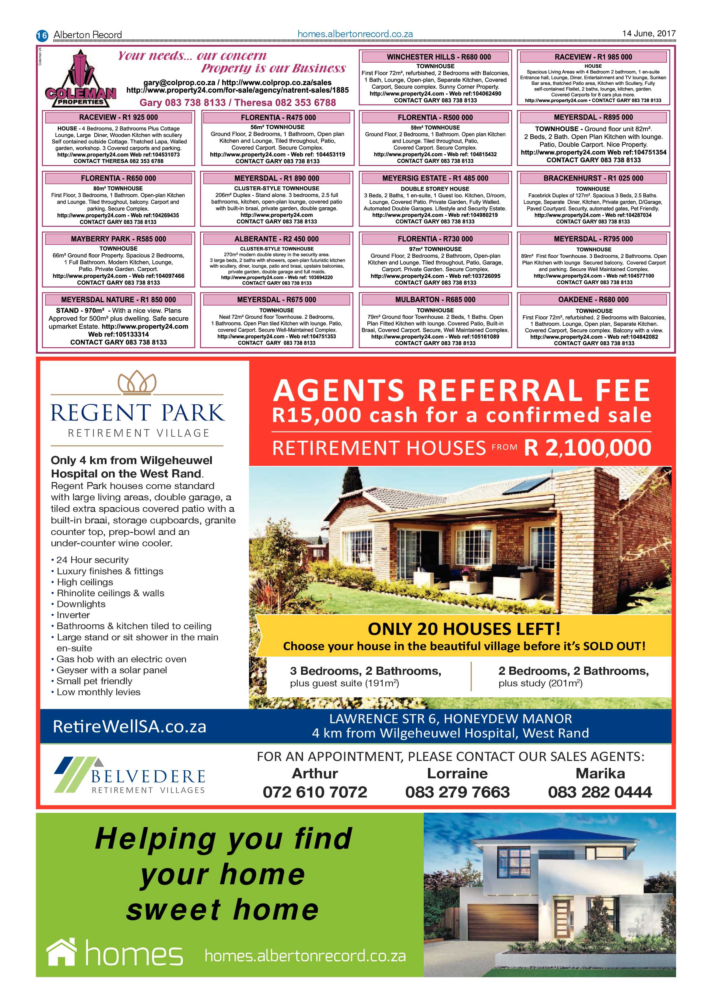 Alberton Record 14 June 2017 page 16