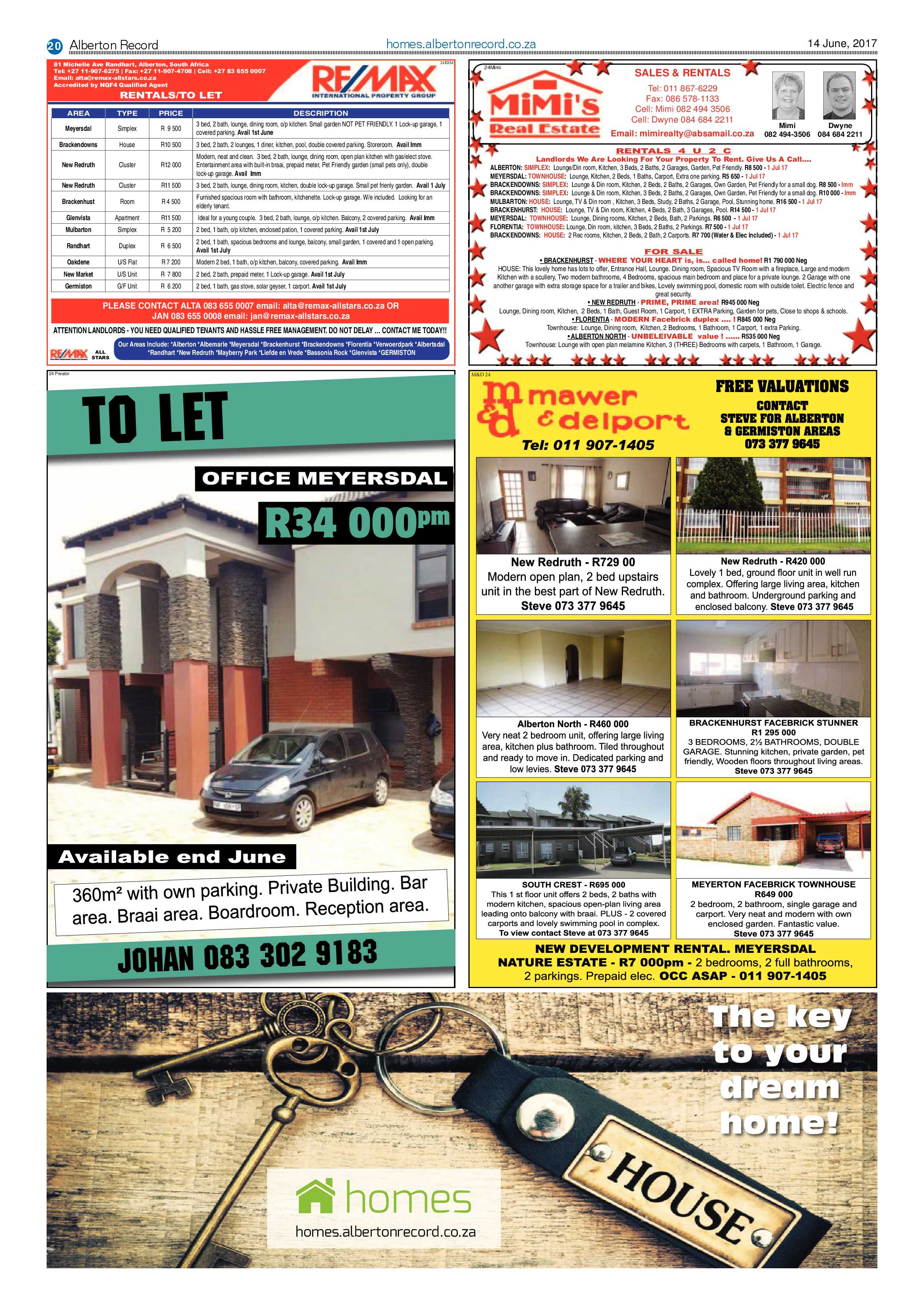 Alberton Record 14 June 2017 page 20