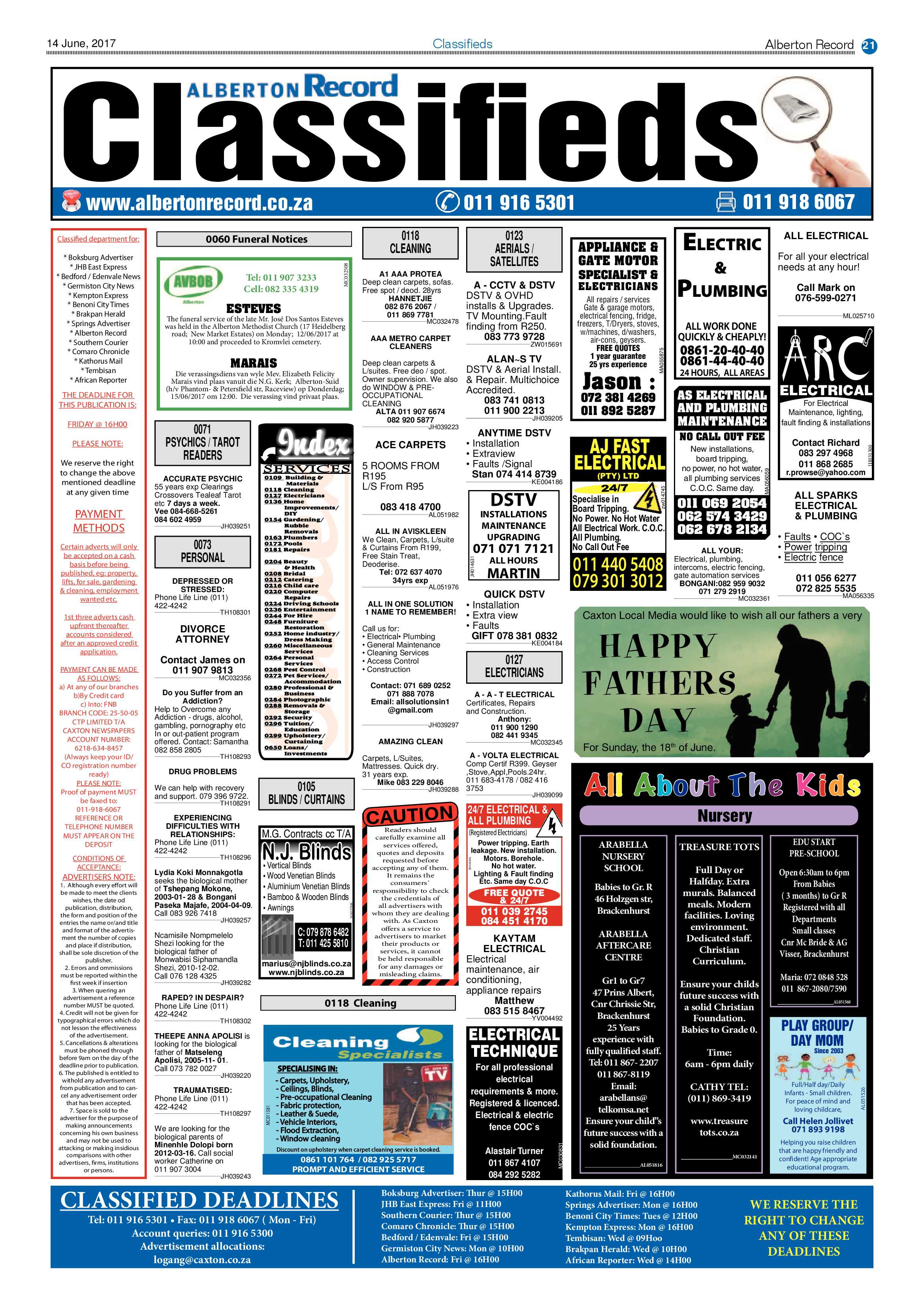 Alberton Record 14 June 2017 page 21