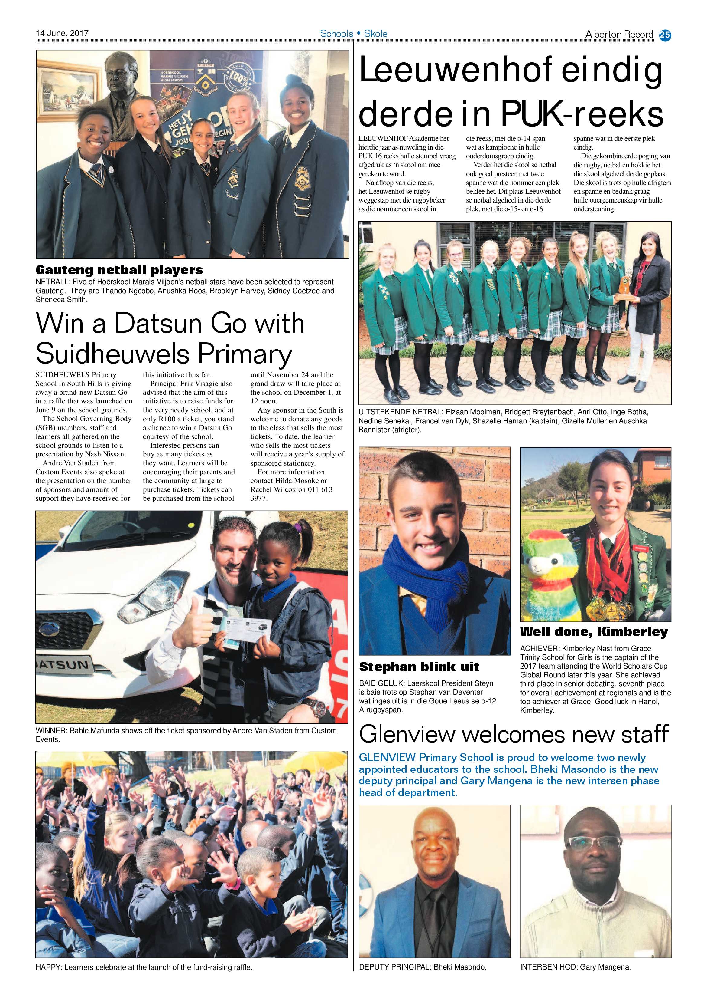 Alberton Record 14 June 2017 page 25