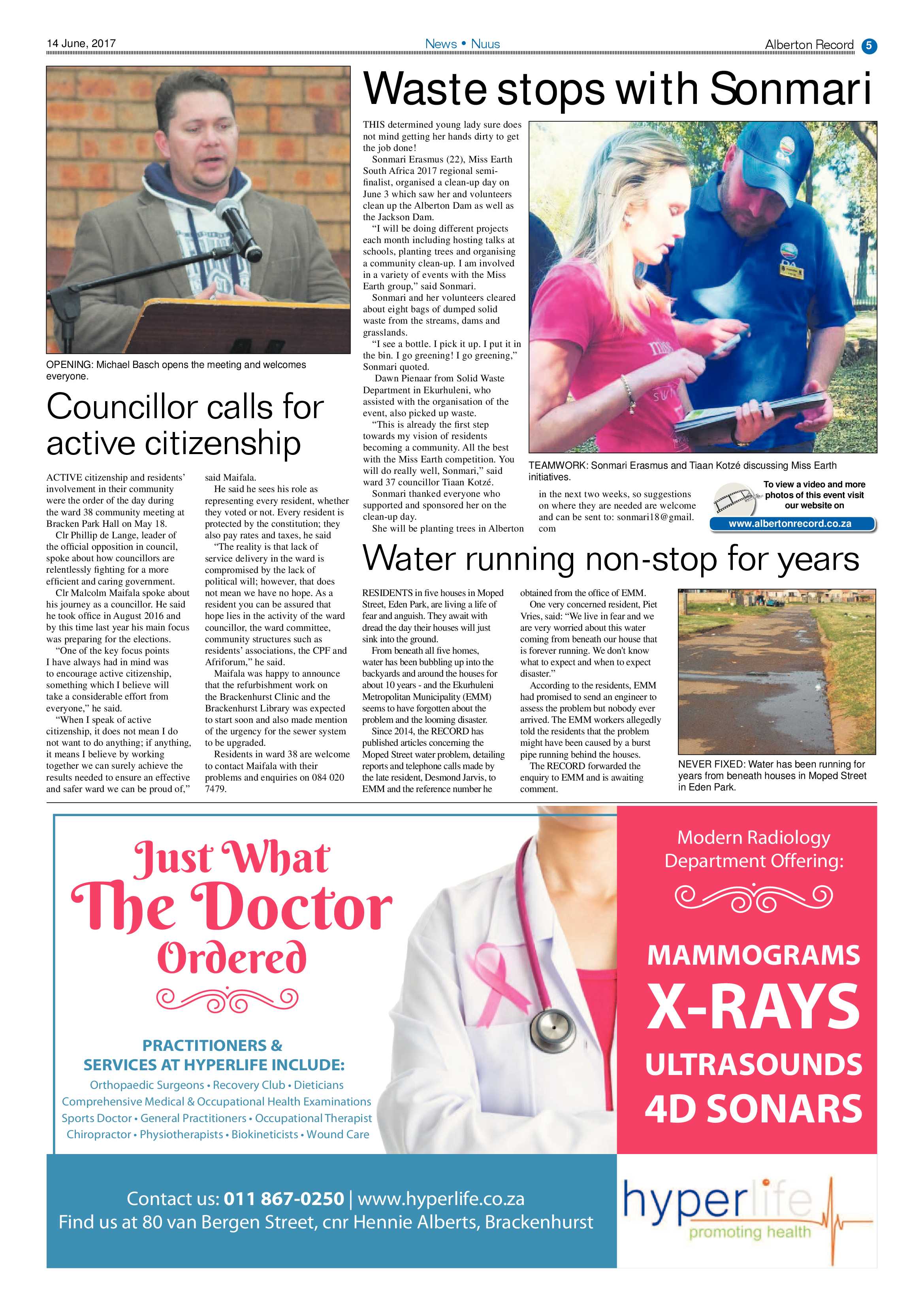 Alberton Record 14 June 2017 page 5