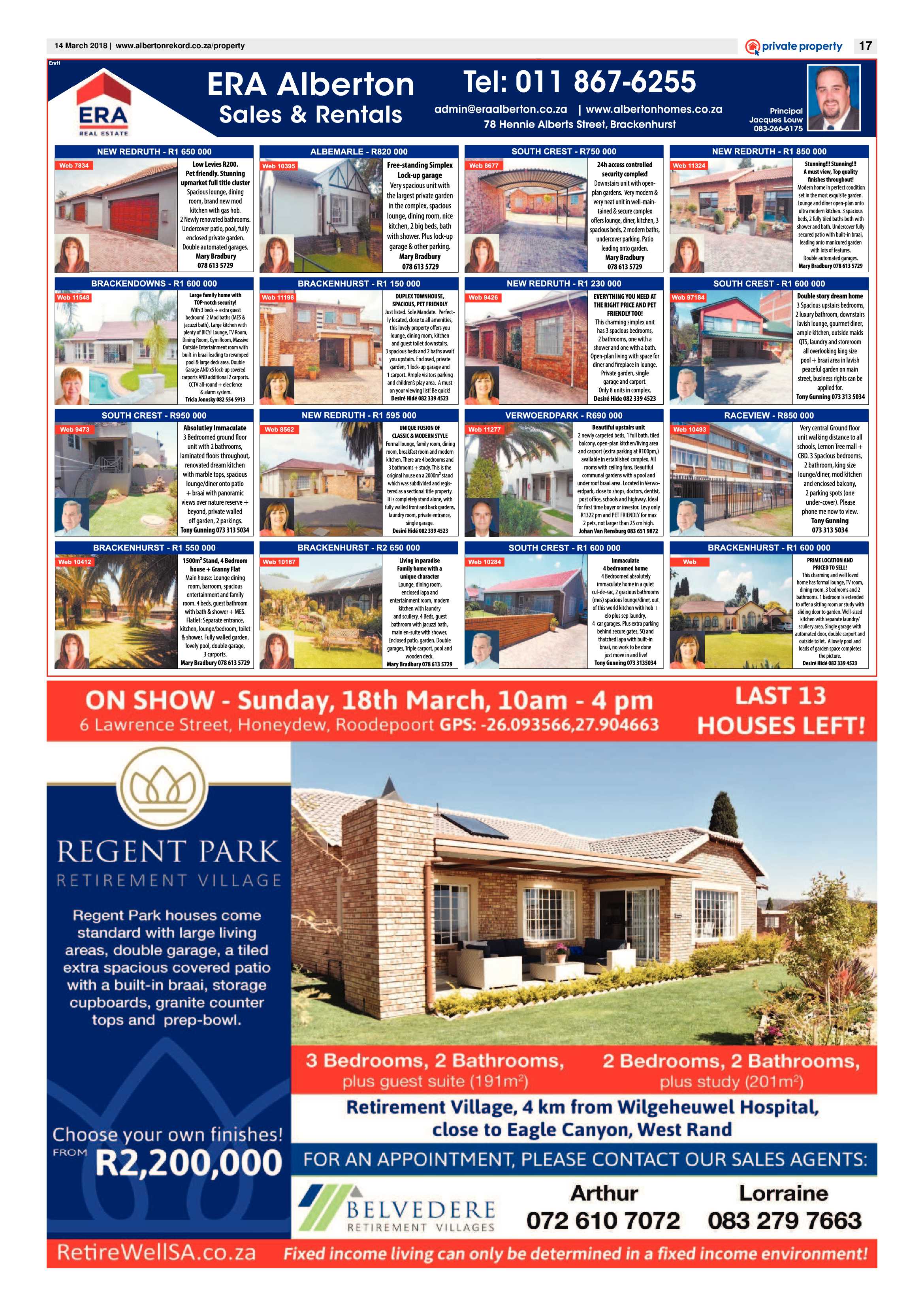 Alberton Record 14 March 2018 page 17