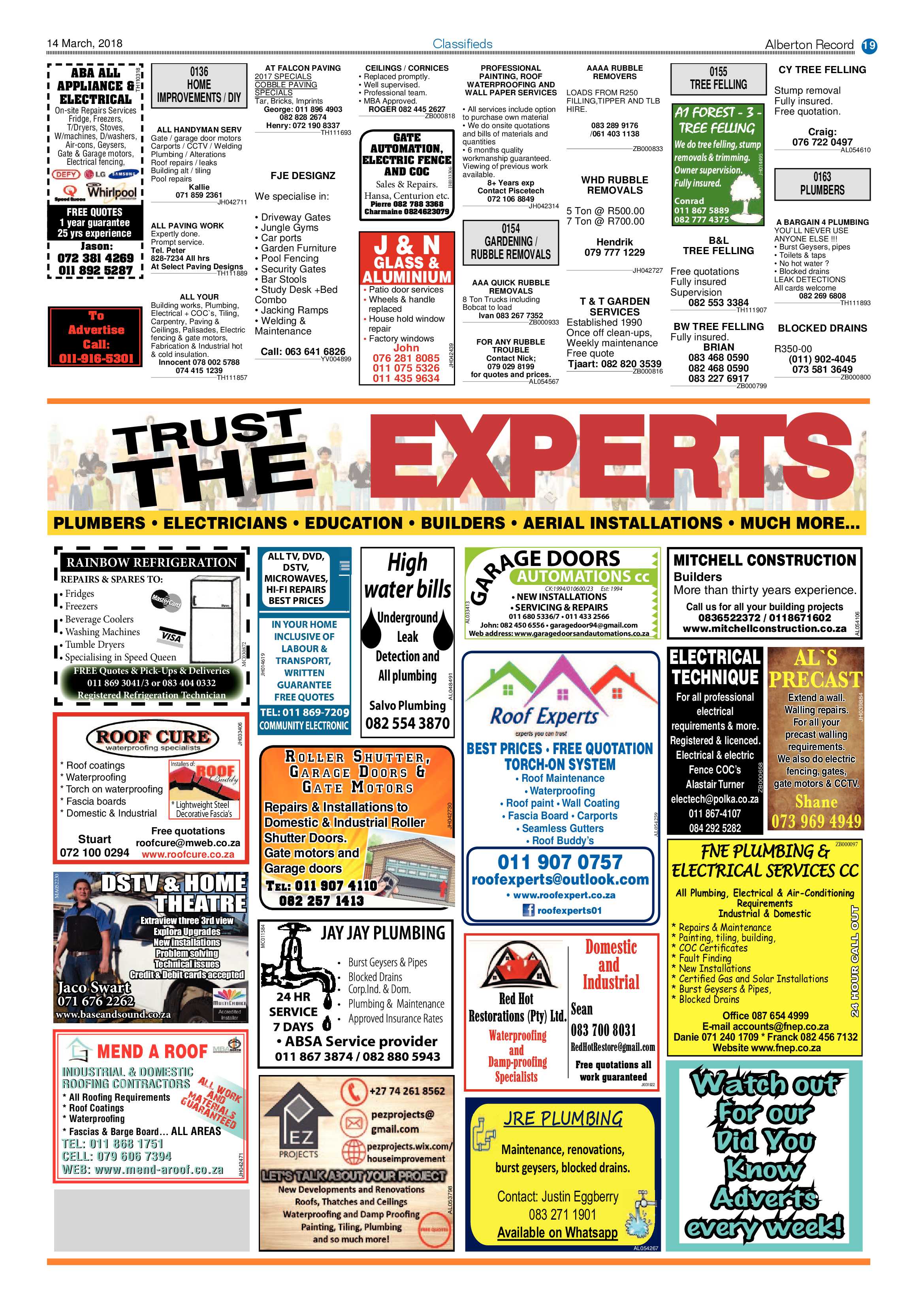 Alberton Record 14 March 2018 page 19