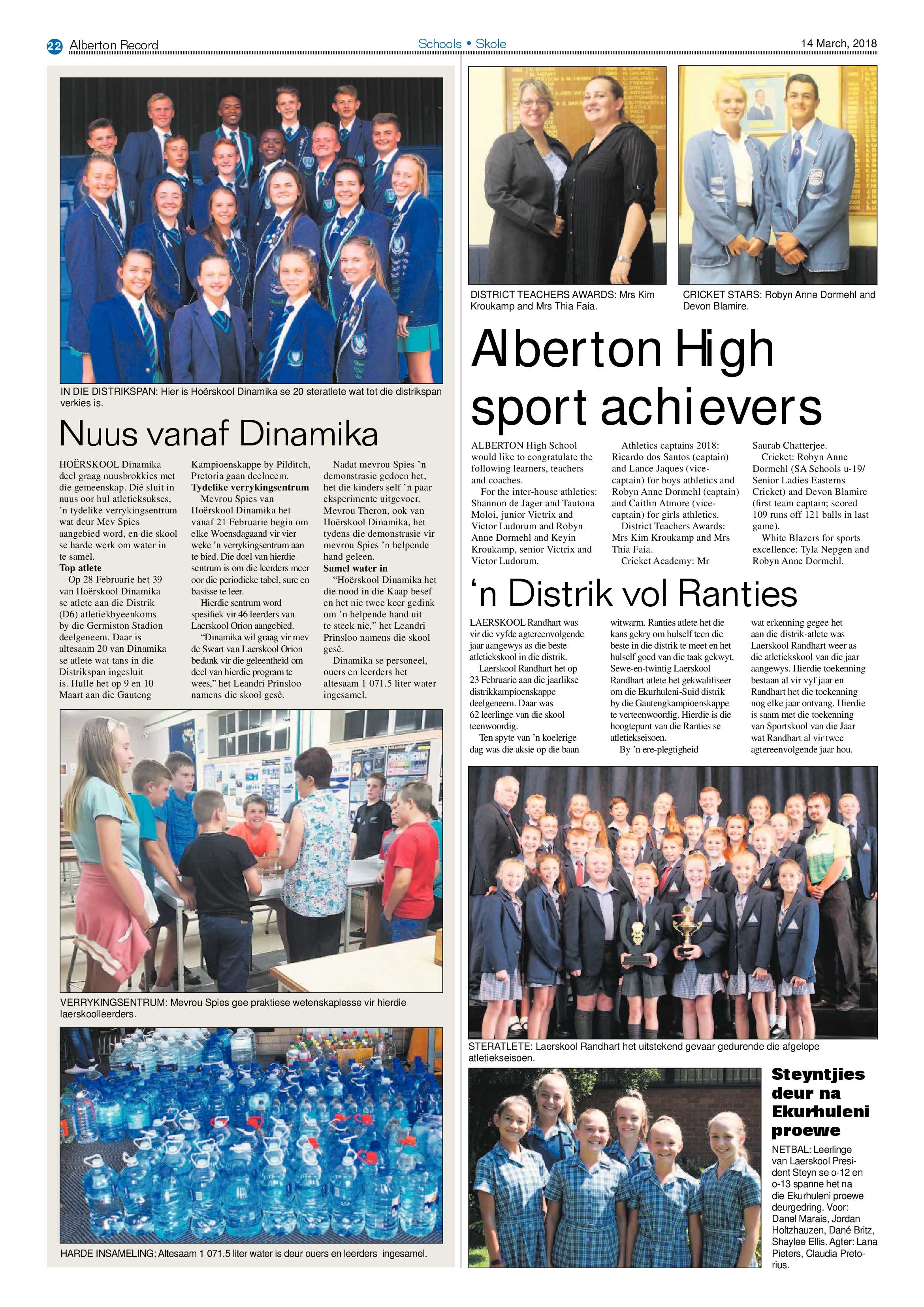 Alberton Record 14 March 2018 page 22