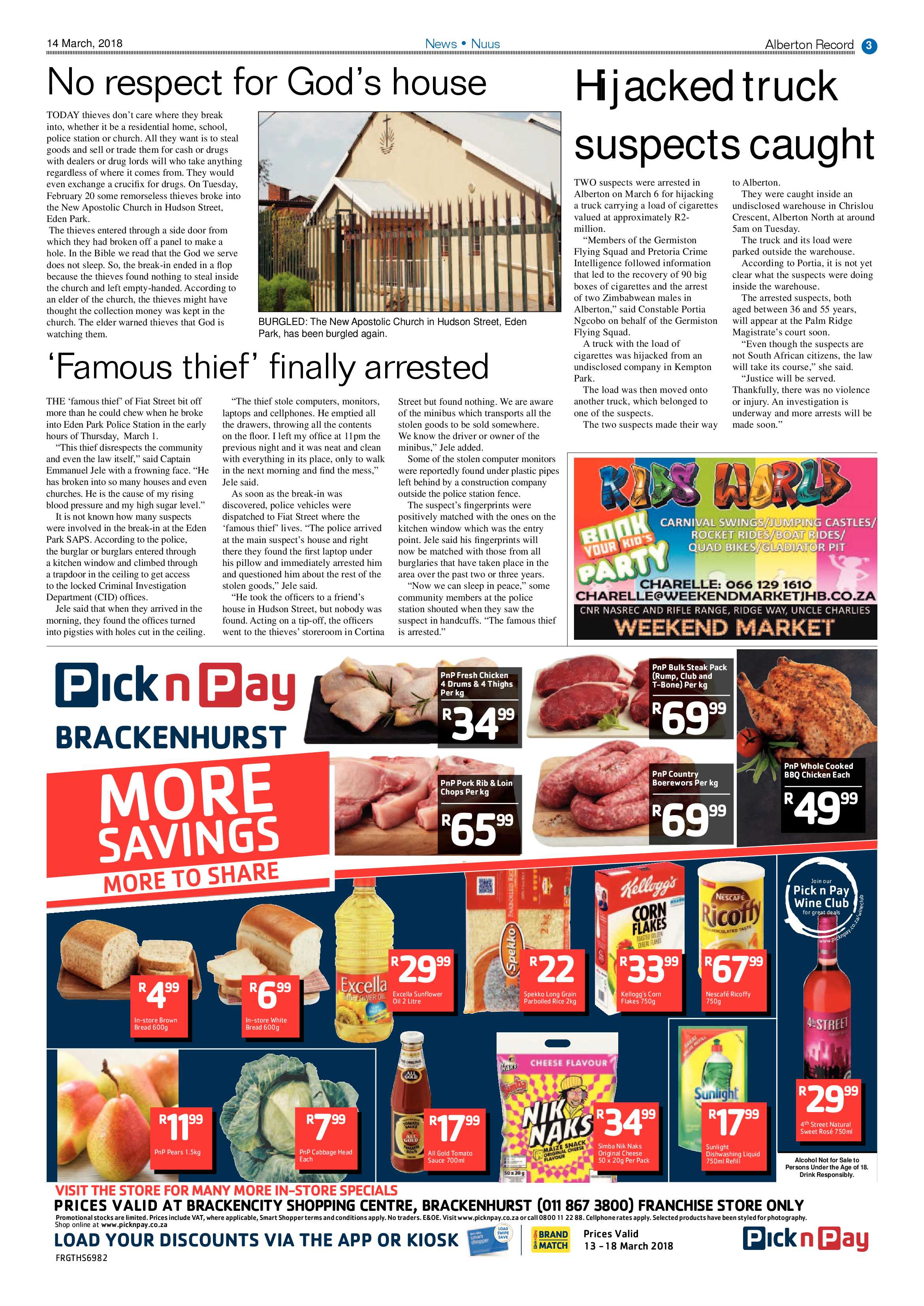 Alberton Record 14 March 2018 page 3