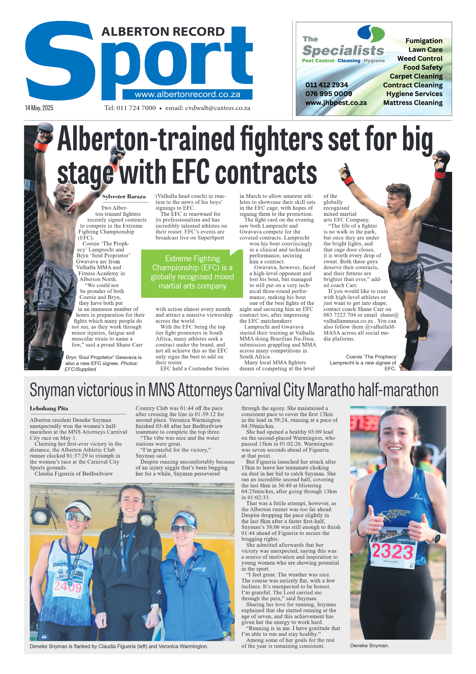 Alberton Record 14 May 2025 page 14