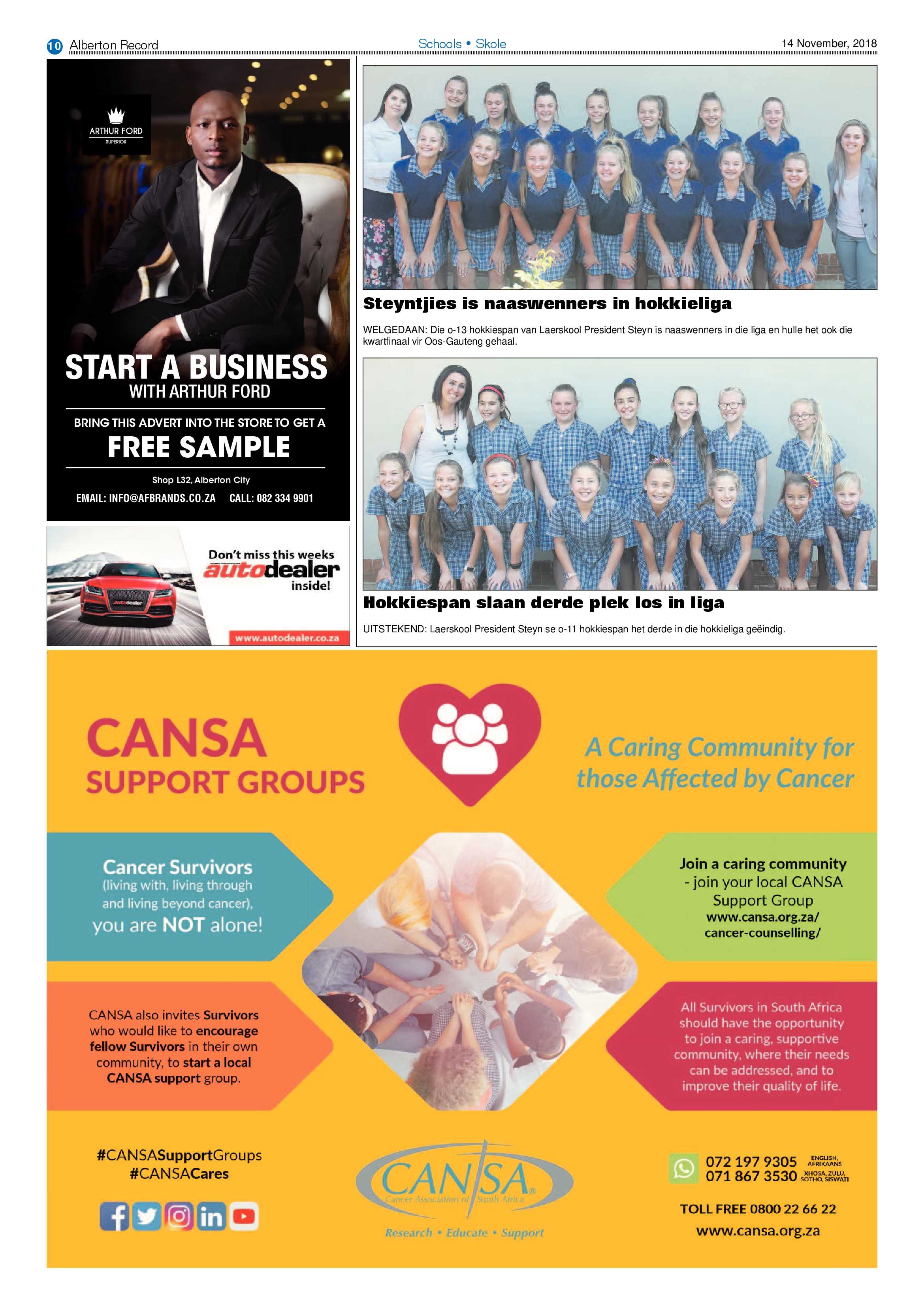 Alberton Record 14 November 2018 page 10