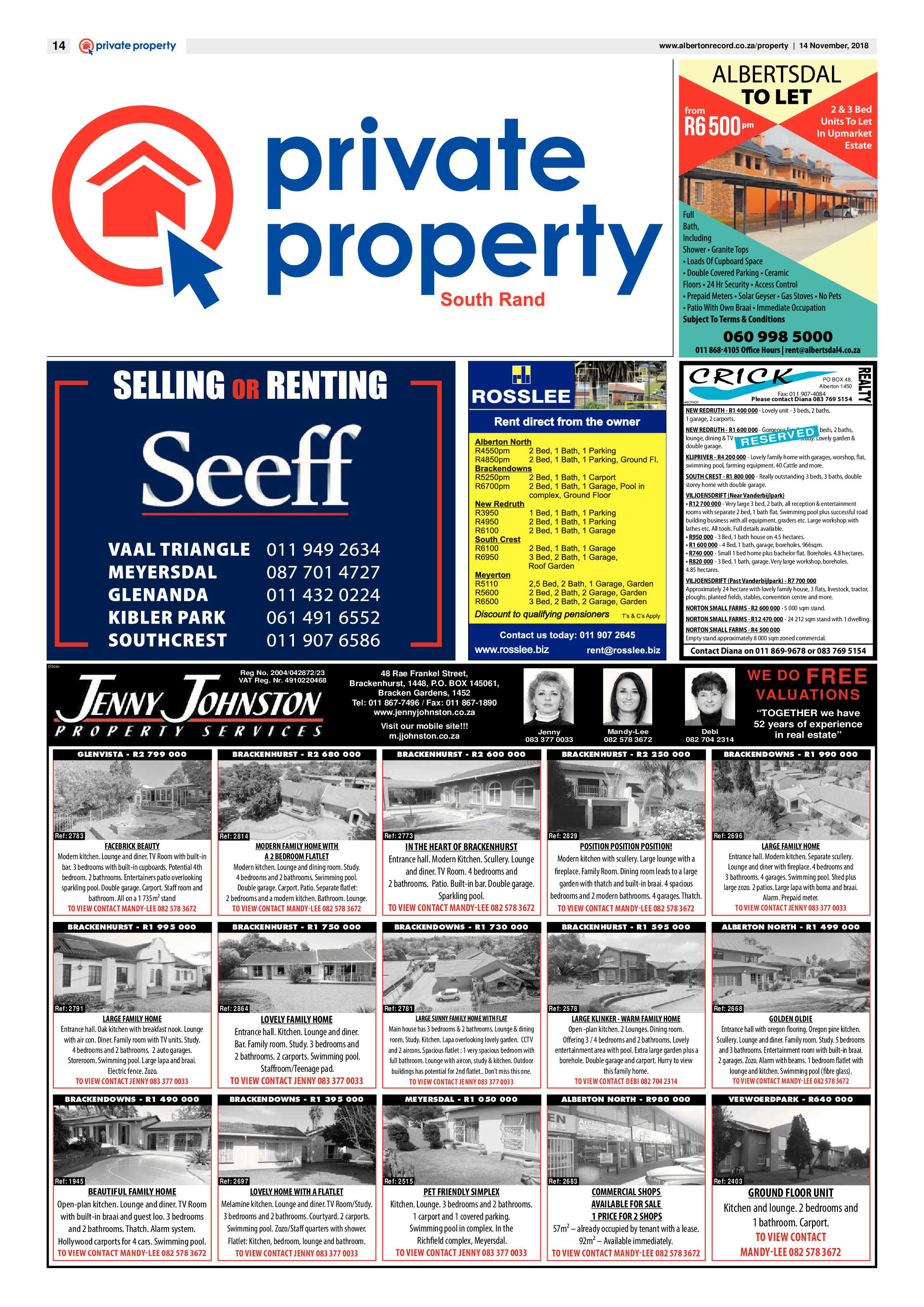 Alberton Record 14 November 2018 page 14