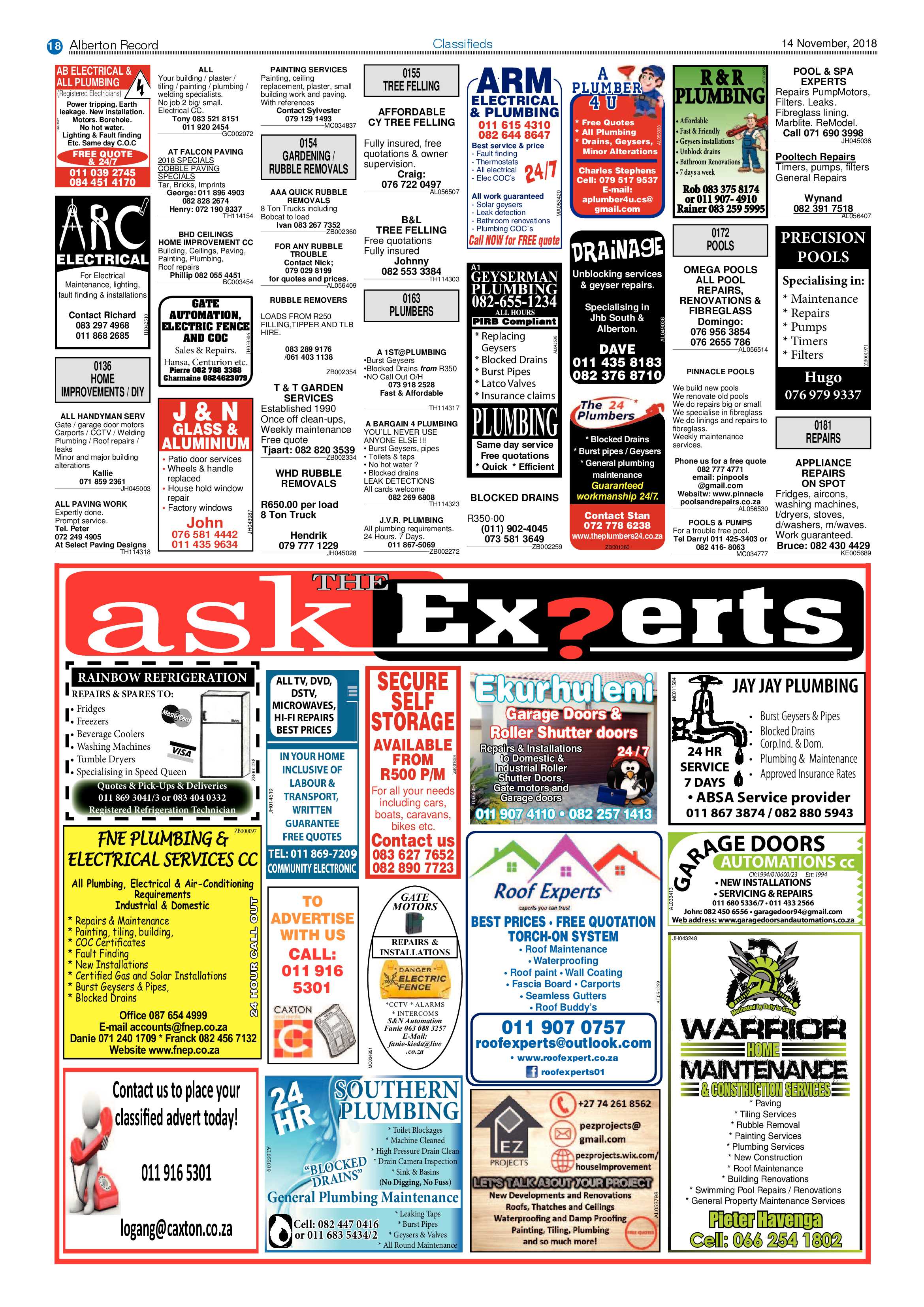 Alberton Record 14 November 2018 page 18