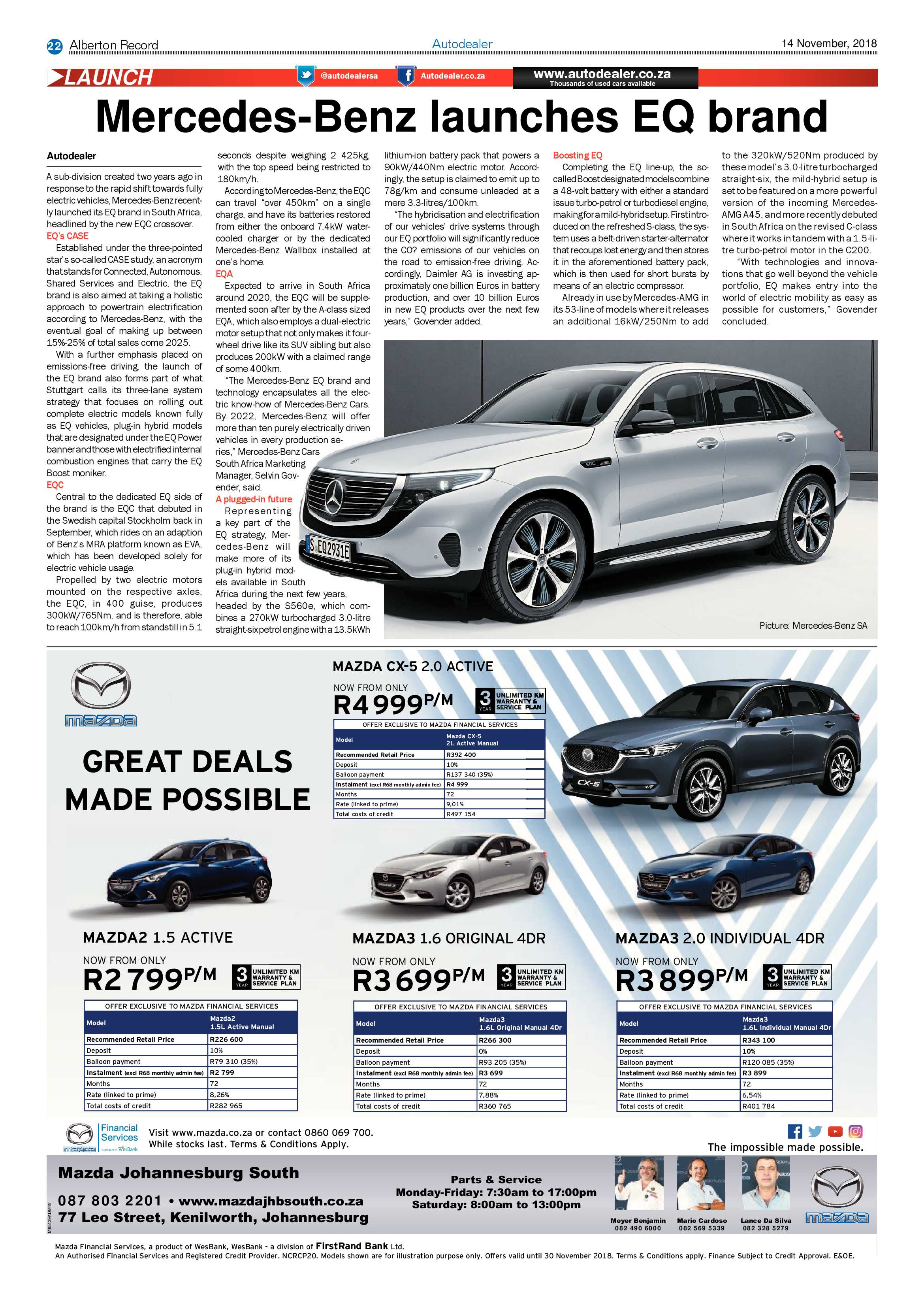 Alberton Record 14 November 2018 page 22