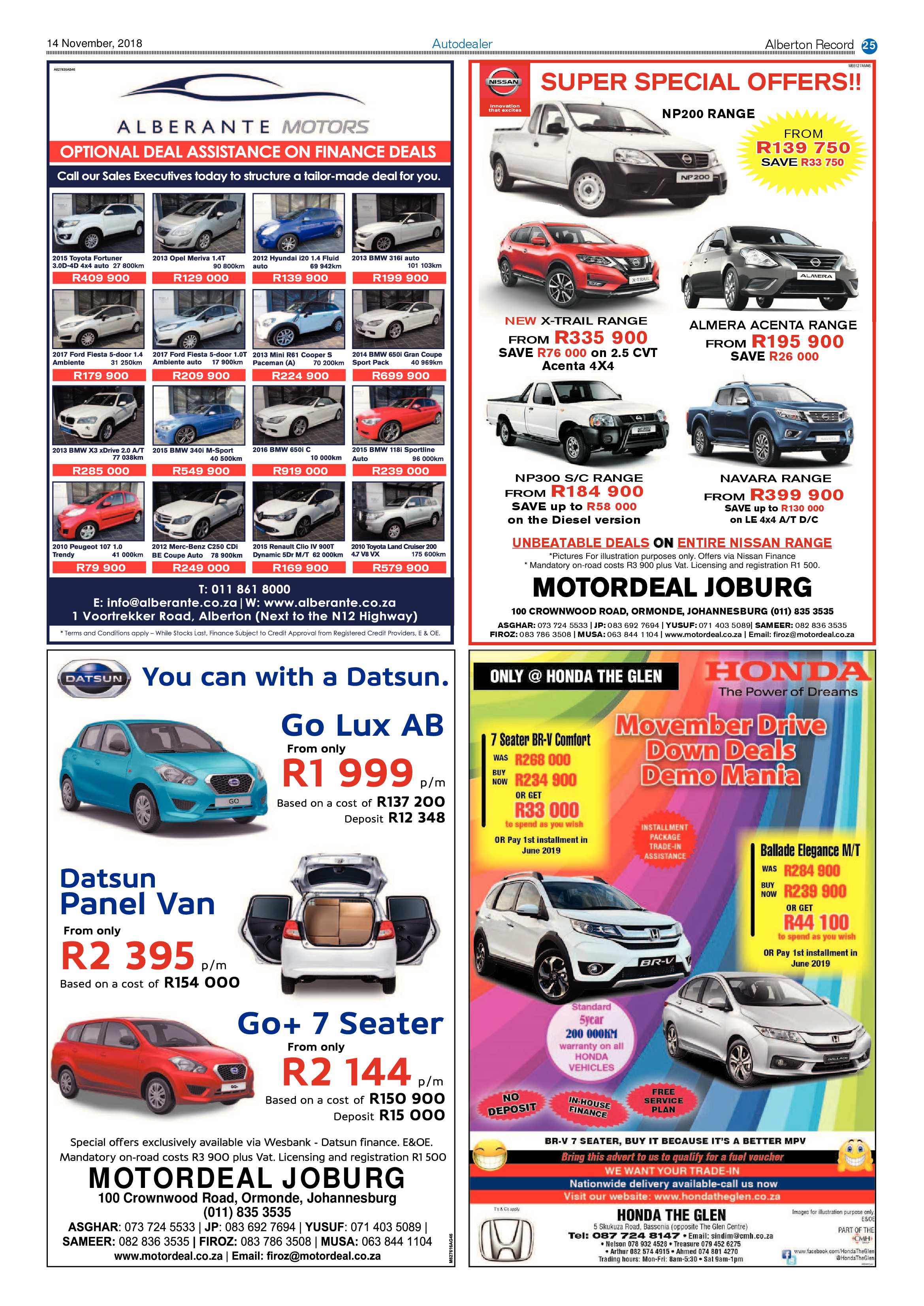 Alberton Record 14 November 2018 page 25