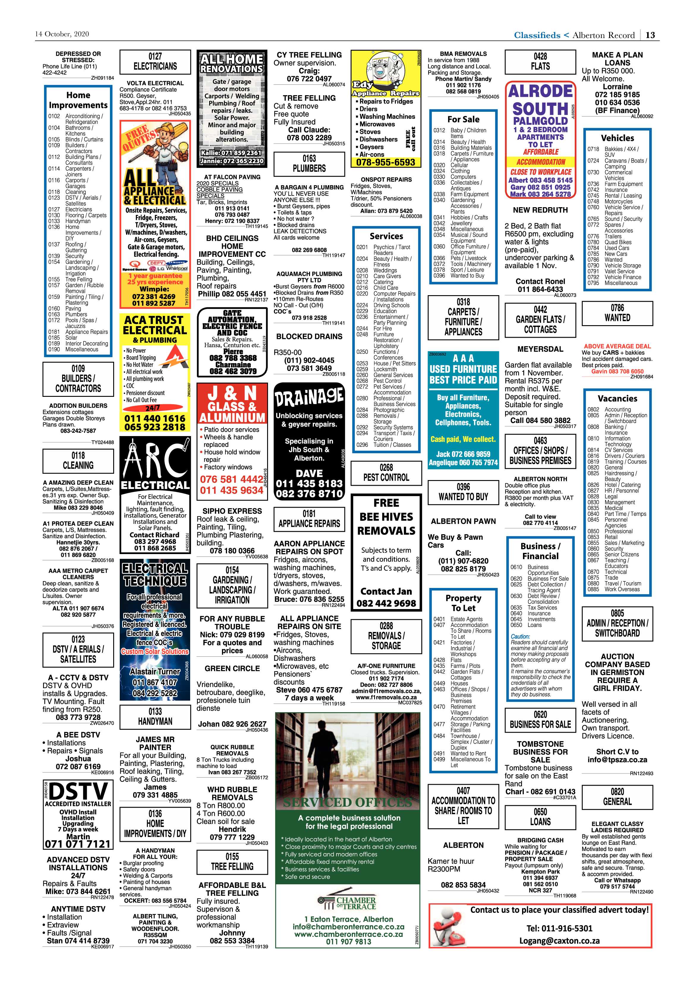 Alberton Record 14 October 2020 page 13