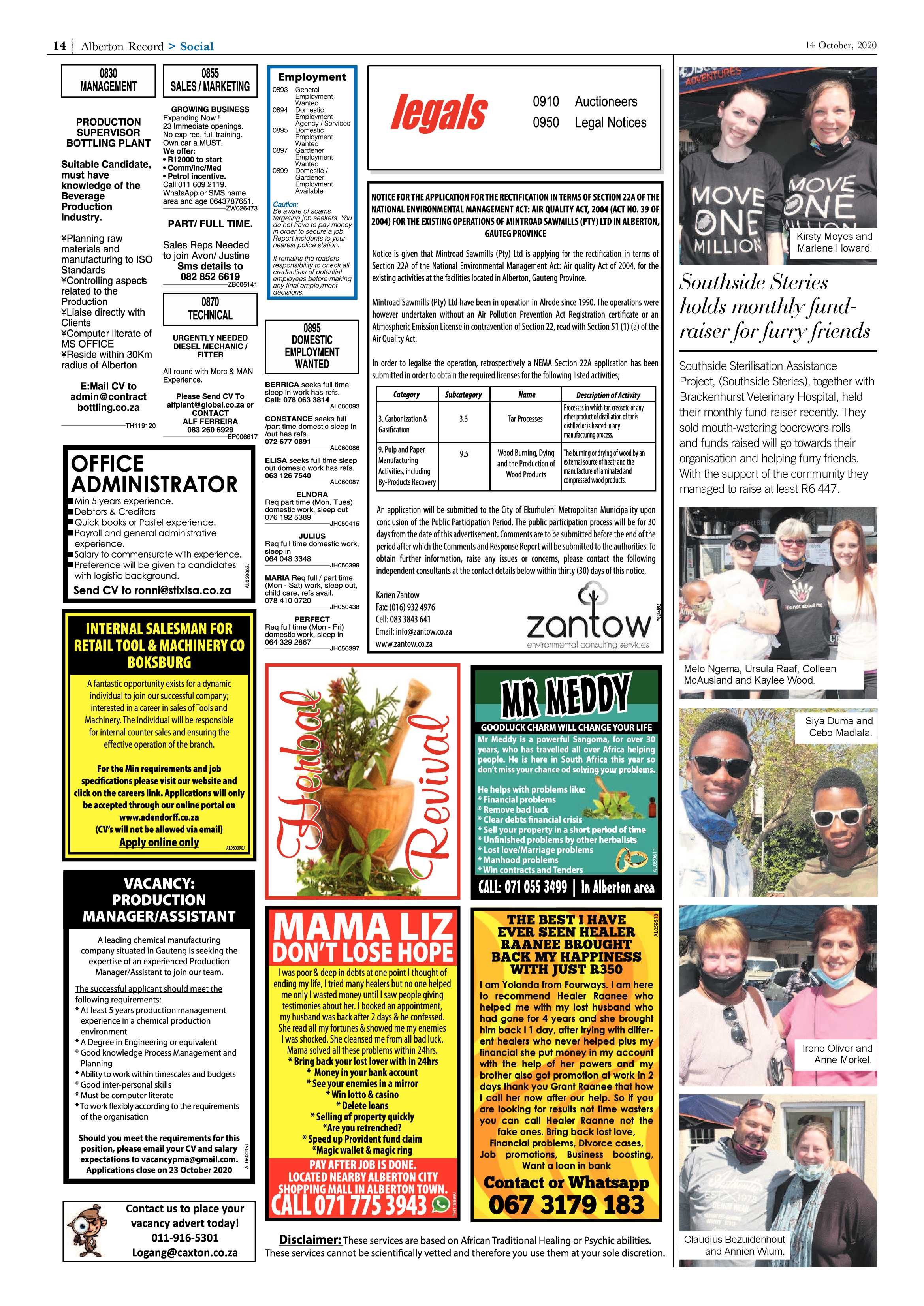Alberton Record 14 October 2020 page 14