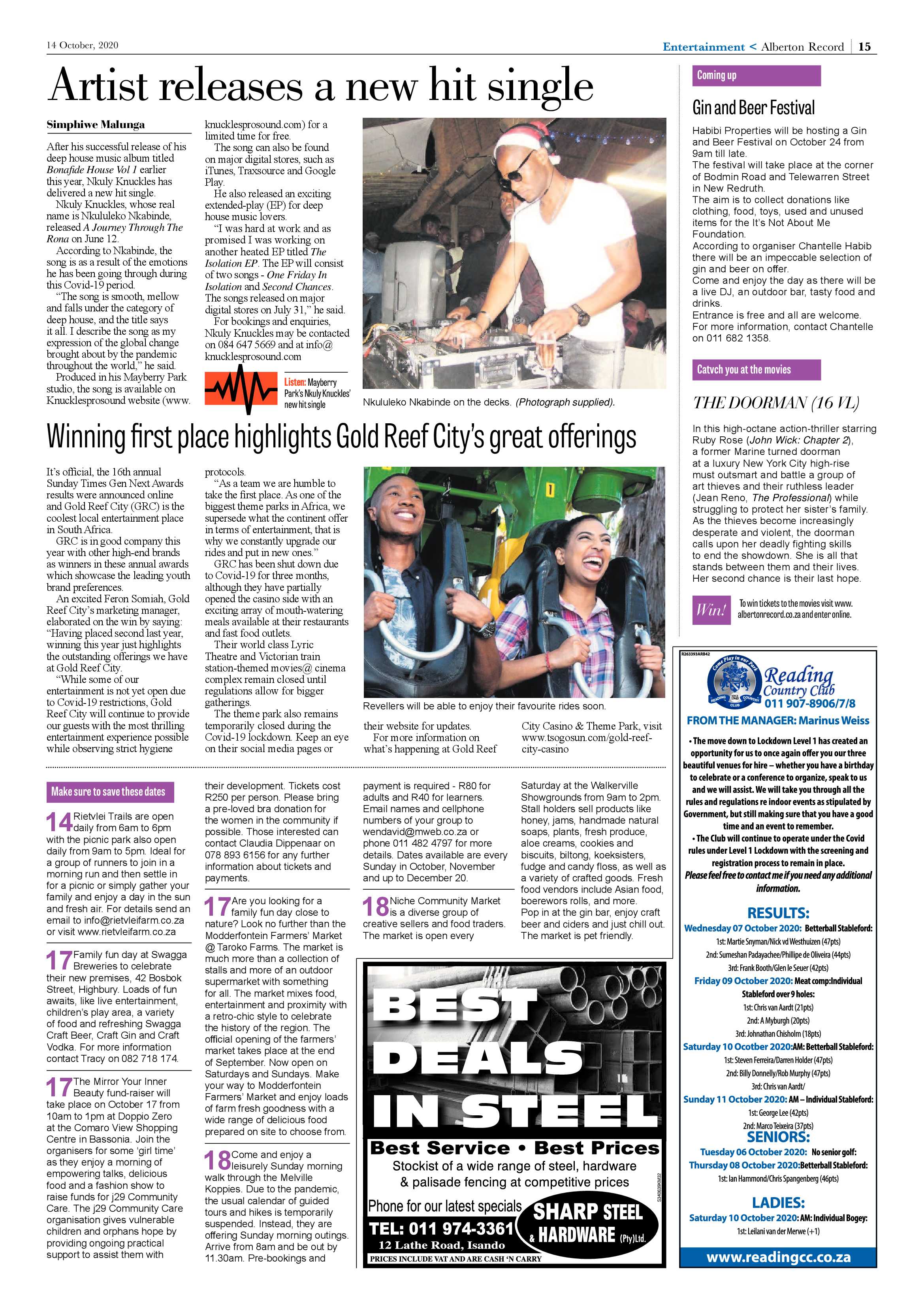 Alberton Record 14 October 2020 page 15